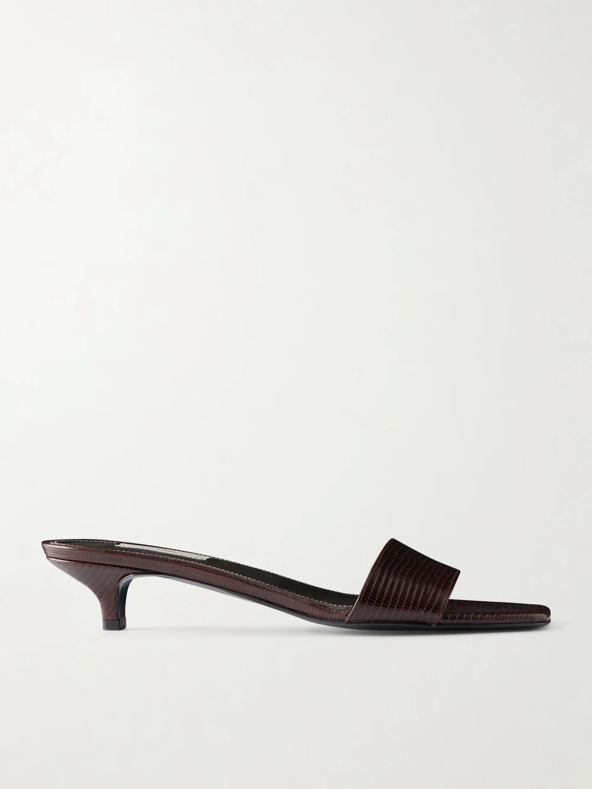 TOTEME - Lizard-effect leather sandals
