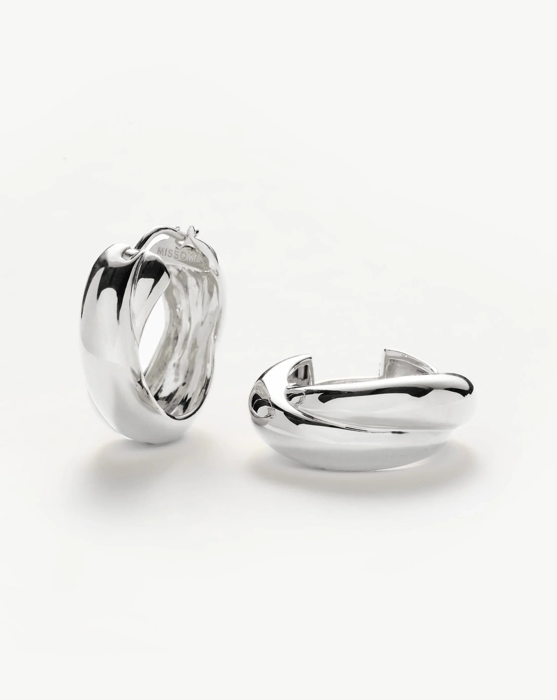 MISSOMA - Lucy Williams Chunky Medium Entwine Hoop Earrings