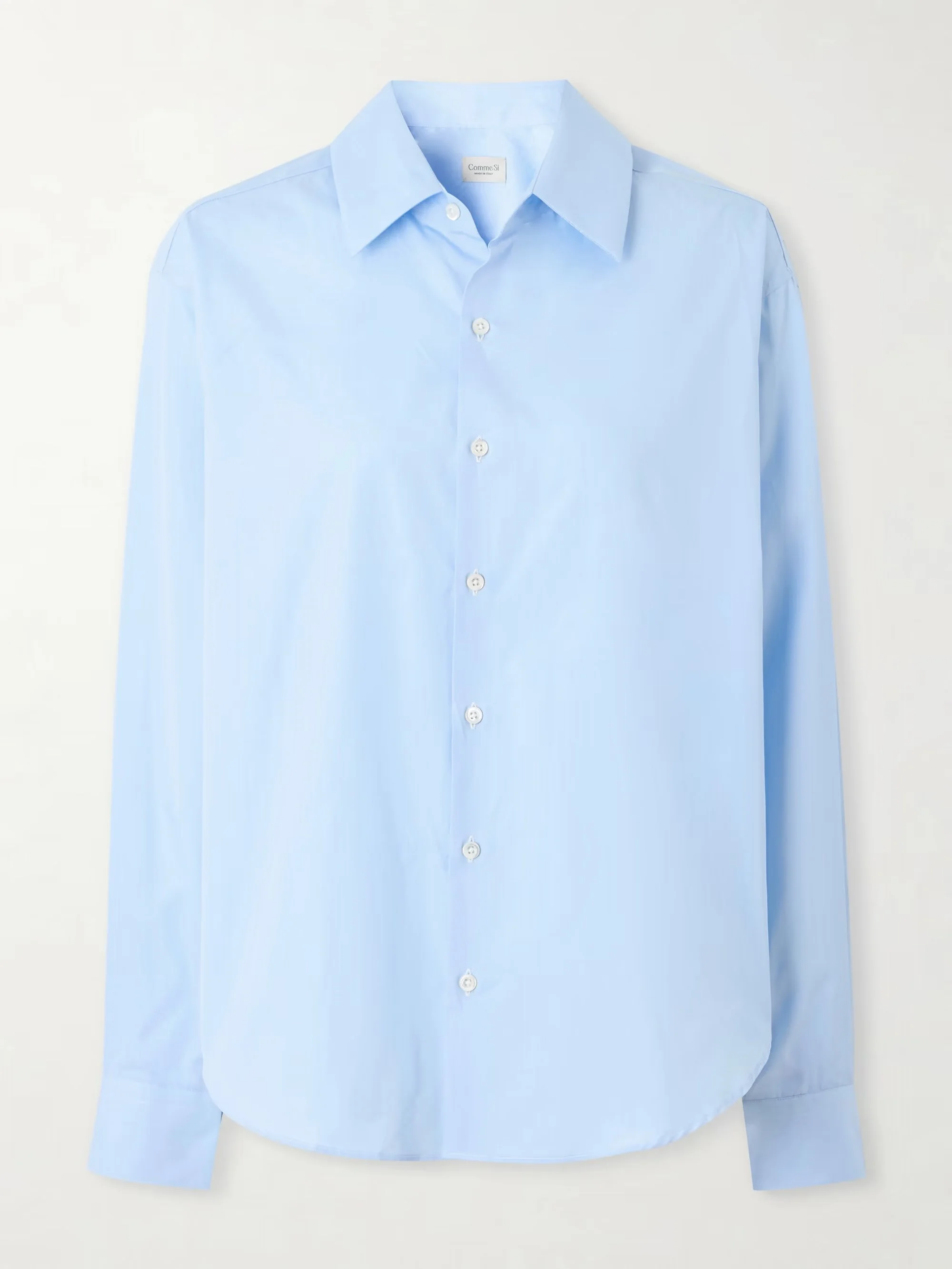 COMME SI - Cotton-poplin shirt