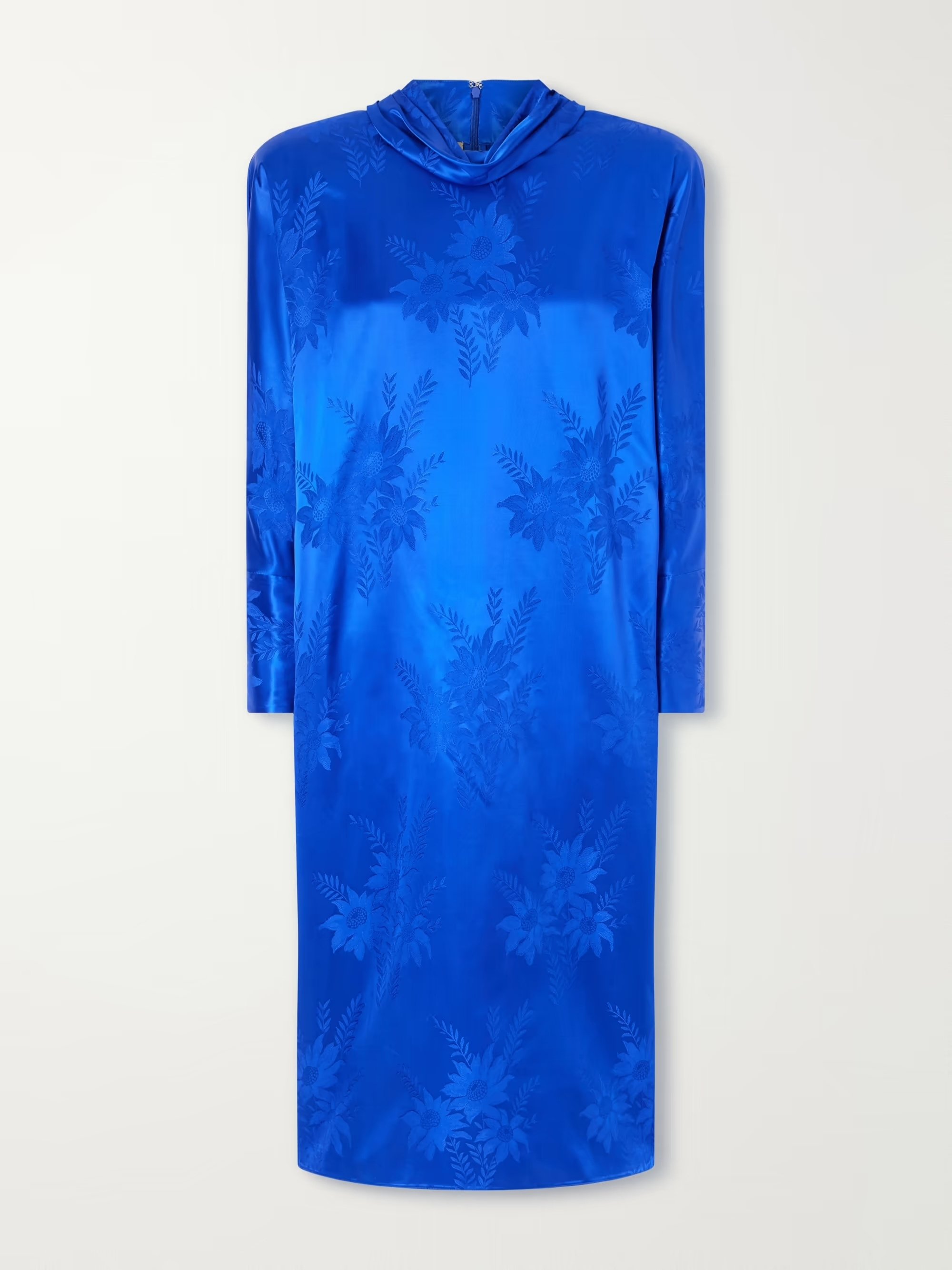 VALENTINO GARAVANI - Silk-blend jacquard midi dress