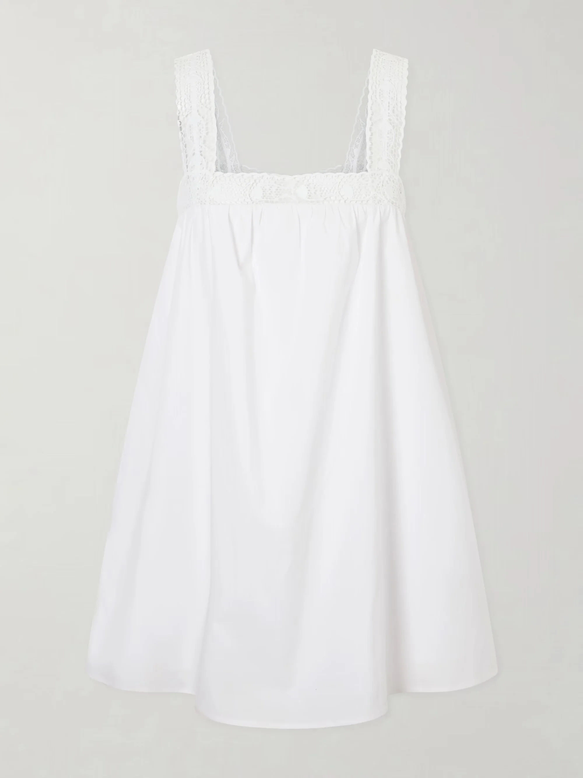 STAUD +Da Adolfo Mariella cotton-blend mini dress