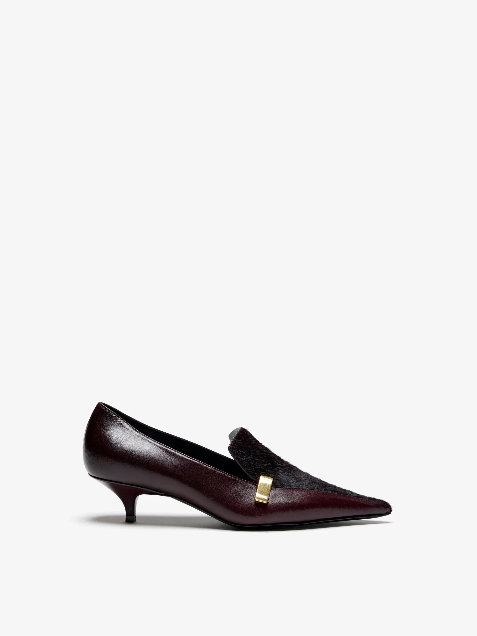 PROENZA SCHOULER - Slash Loafers in Haircalf Combo