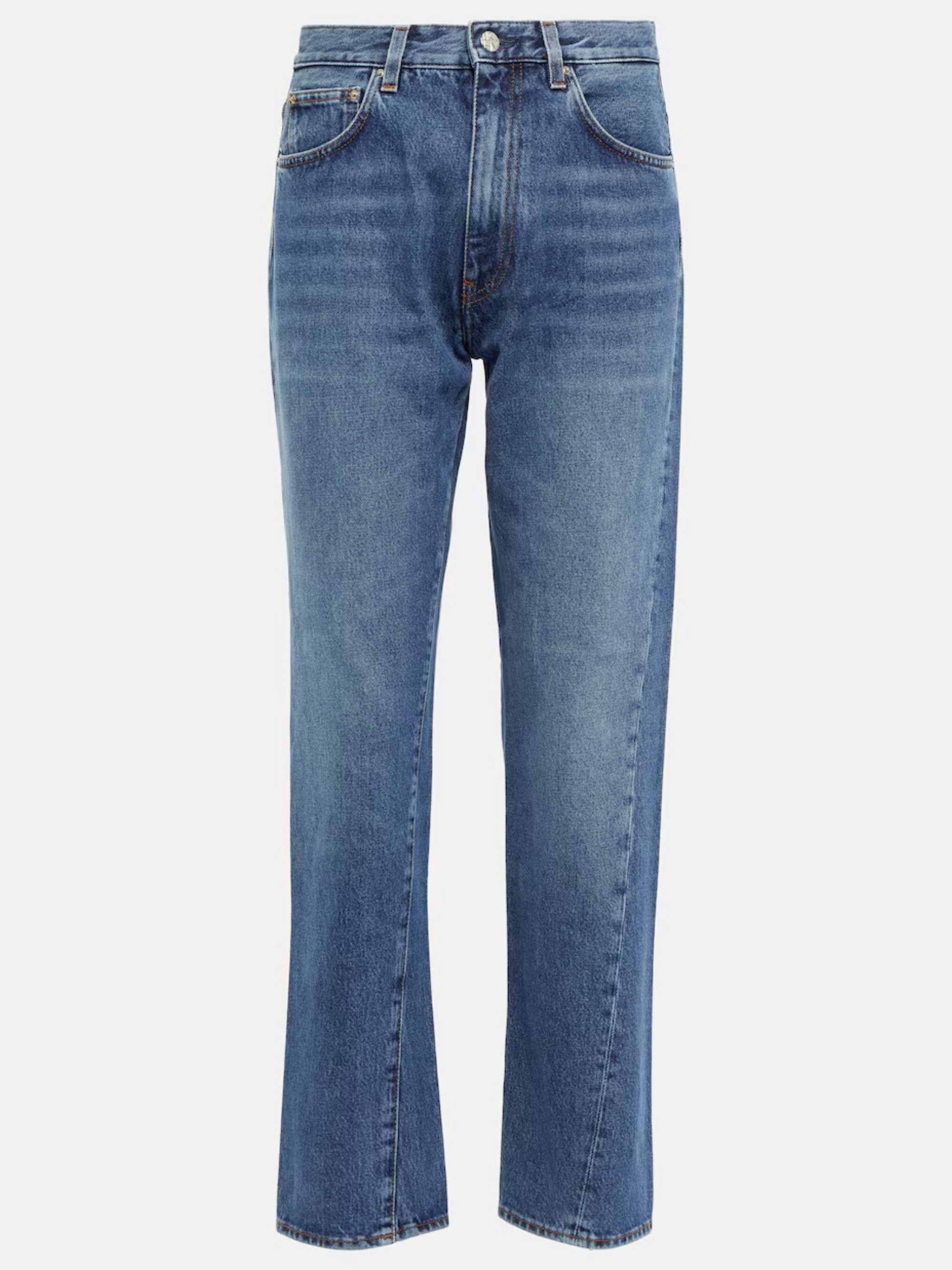 TOTEME - Mid-rise twisted-seam straight jeans