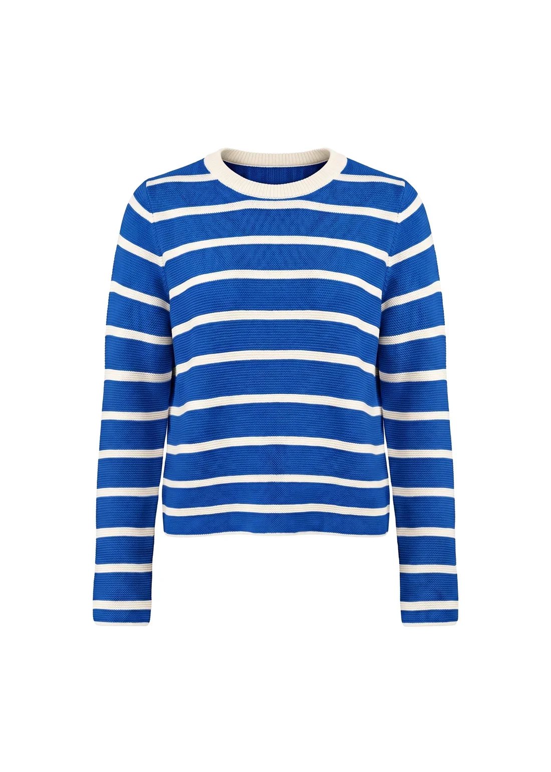Solid & Striped - Hudson Sweater Olympian Blue Breton Stripe