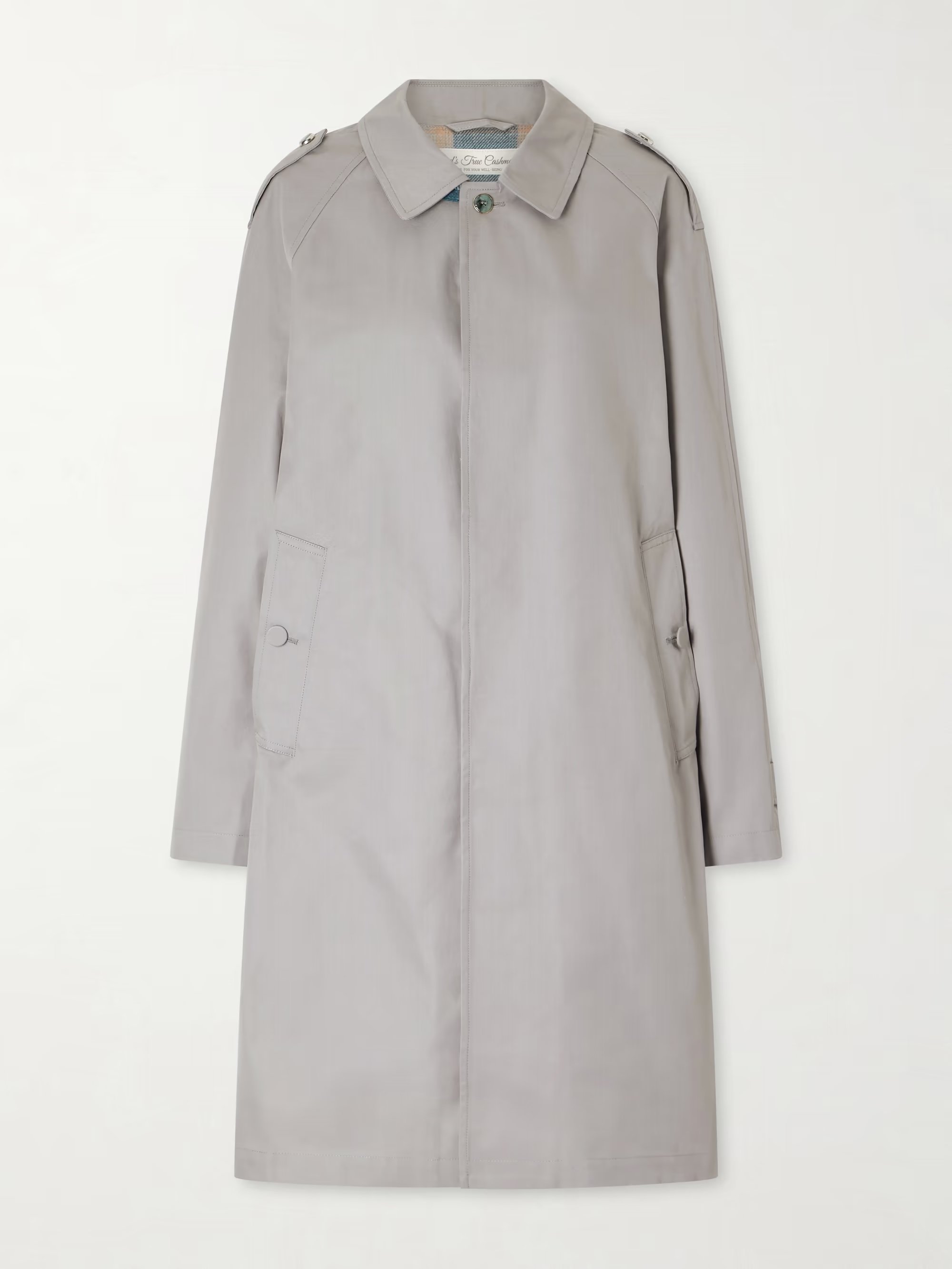 GOD'S TRUE CASHMERE - Silver Runestone cotton coat