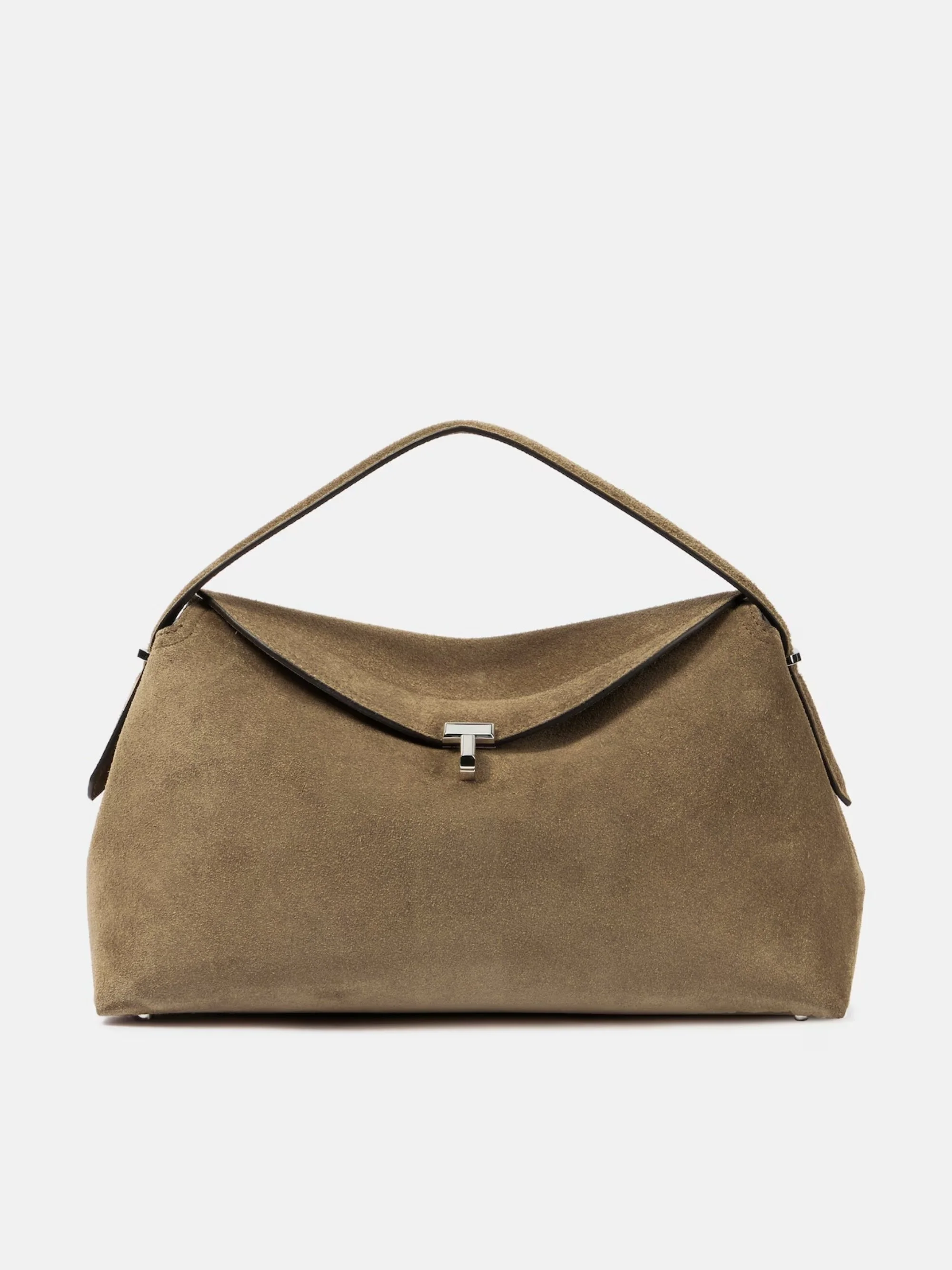 TOTEME - T-Lock suede tote bag