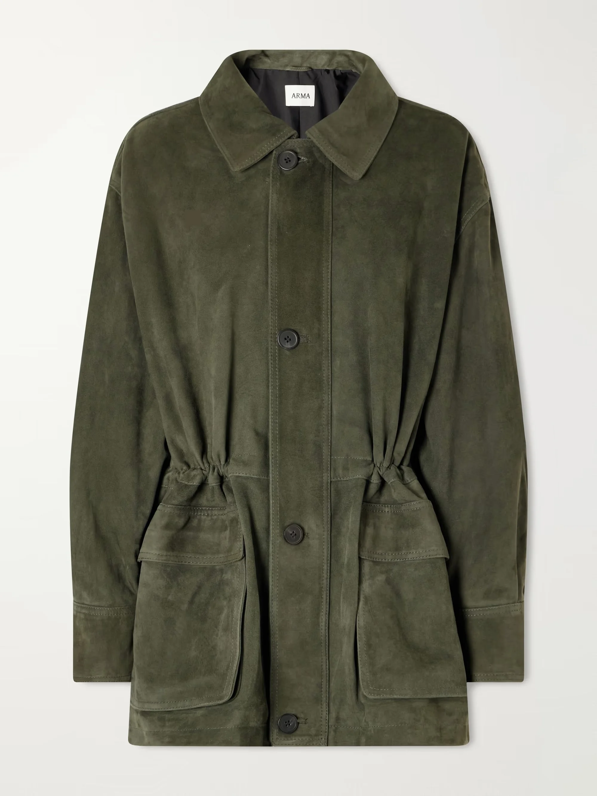 ARMA - Maeve paneled suede jacket