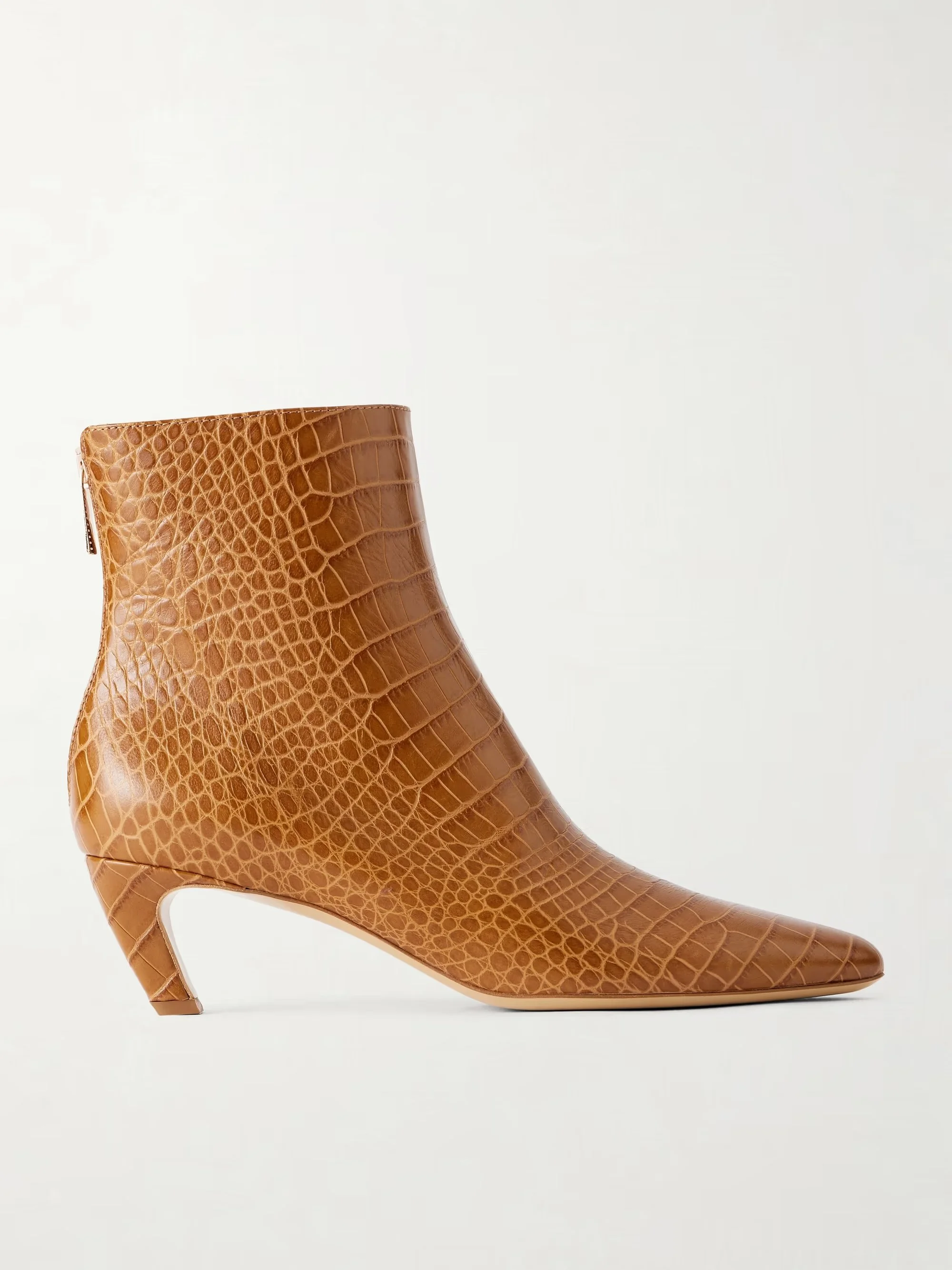 GABRIELA HEARST - Clayton 50 croc-effect leather ankle boots
