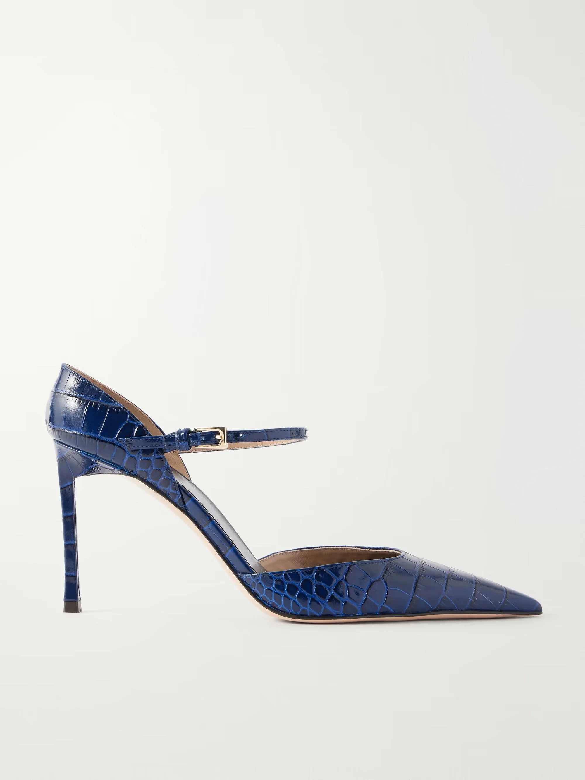 TOM FORD - 85 croc-embossed leather pumps