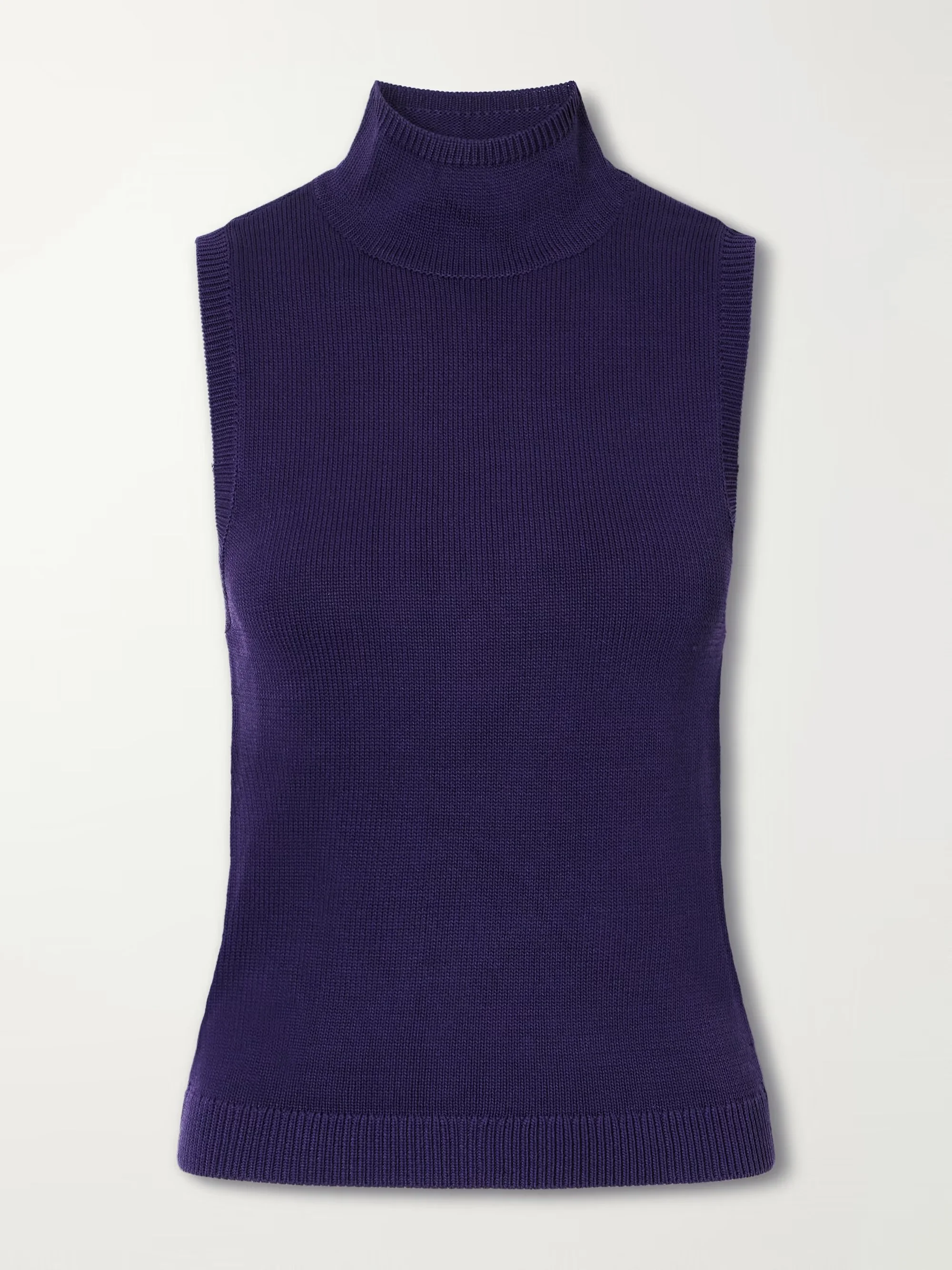 STAUD - Montclair knitted turtleneck top