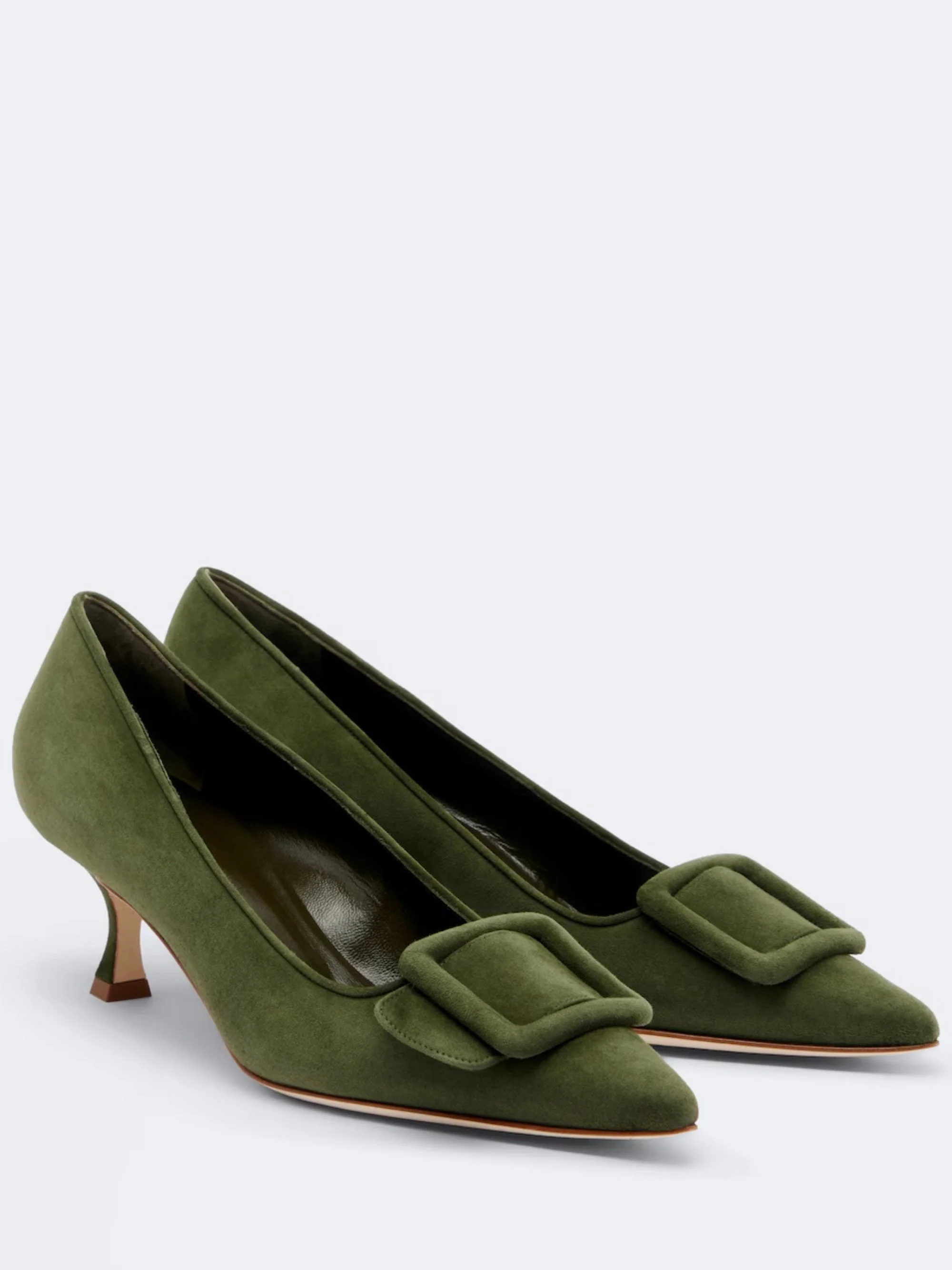 MANOLO BLAHNIK - Maysale suede pumps