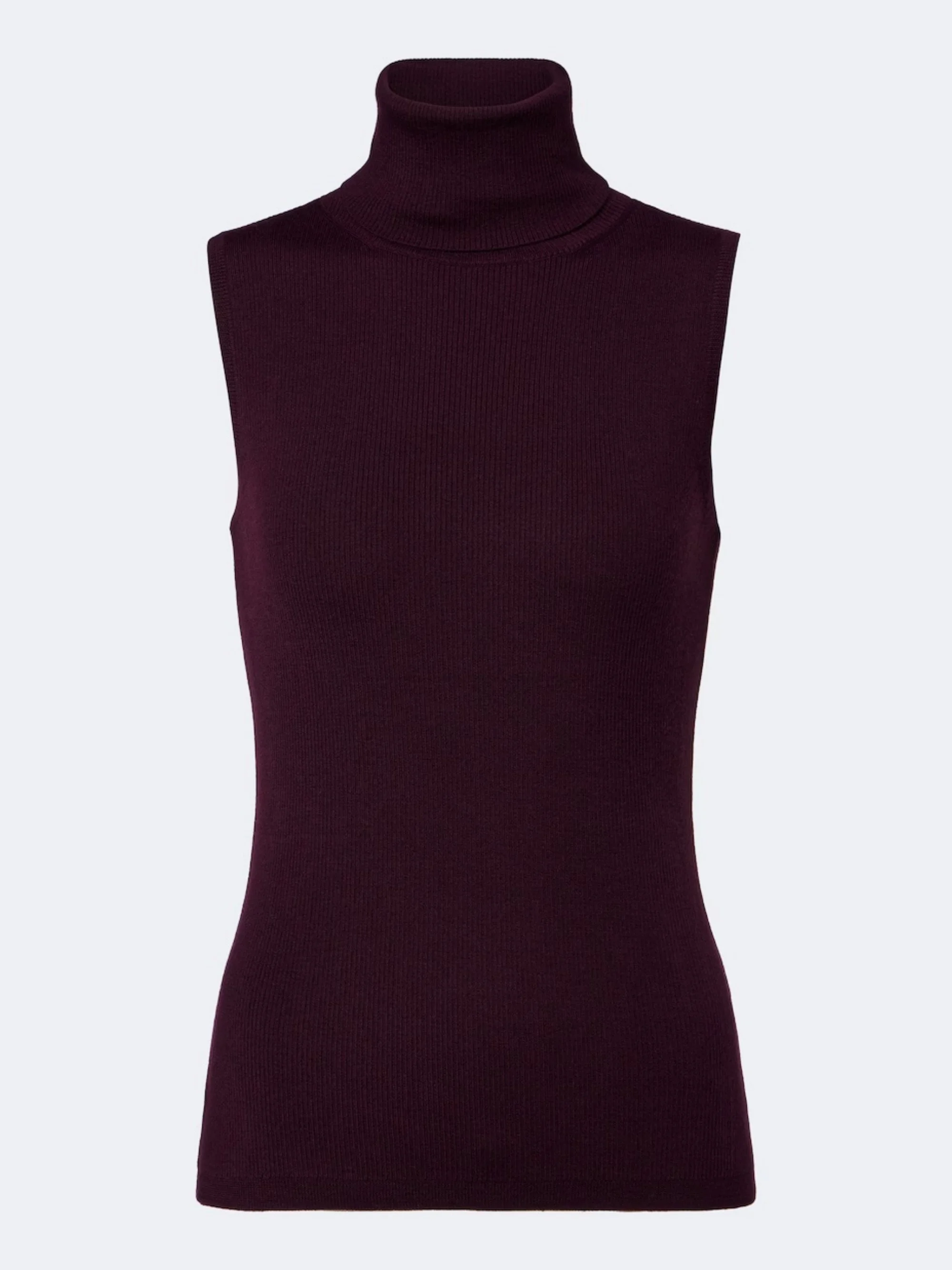 JARDIN DES ORANGERS - Ribbed-knit virgin wool turtleneck top