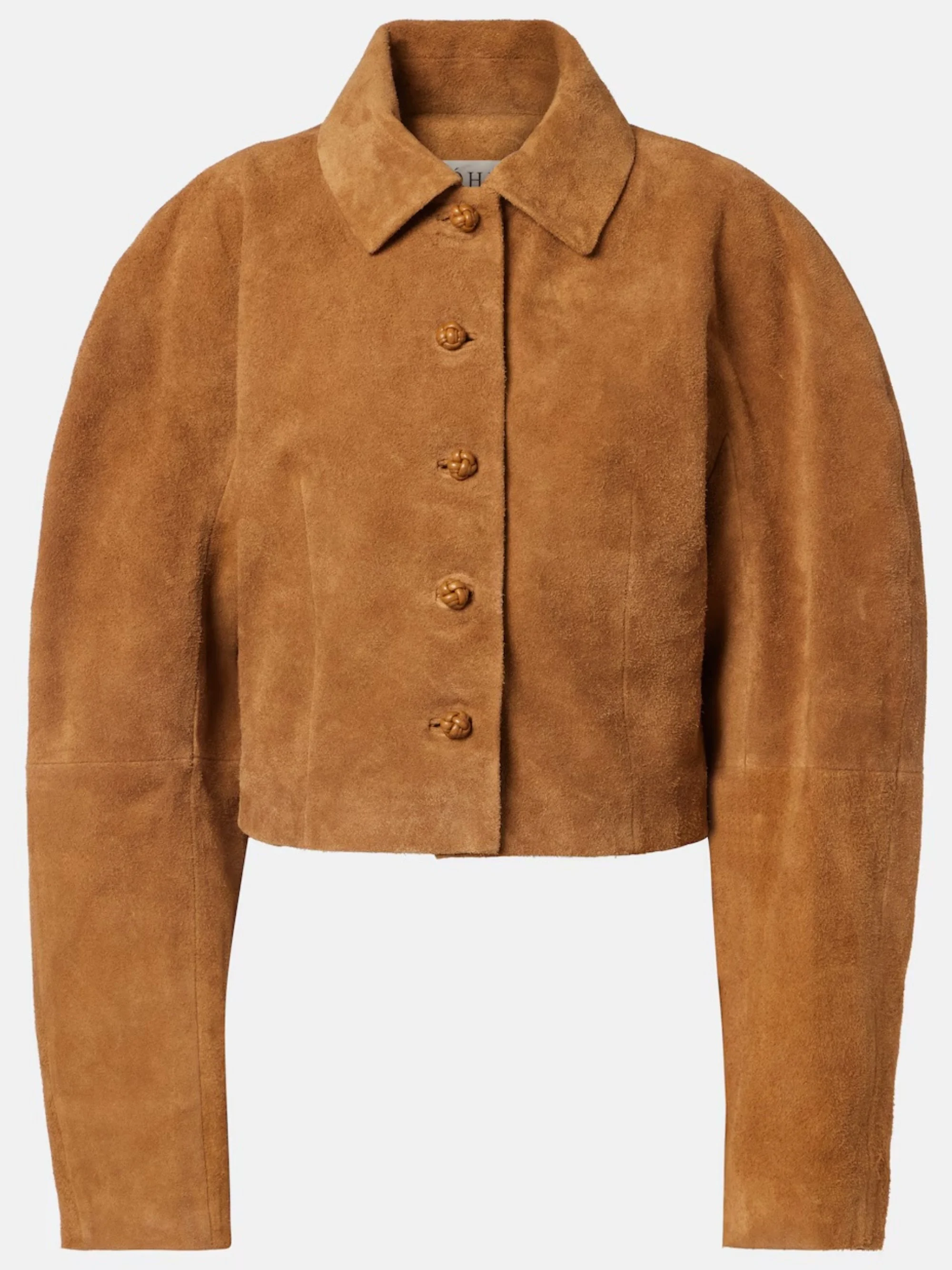 RÓHE - Cropped suede jacket