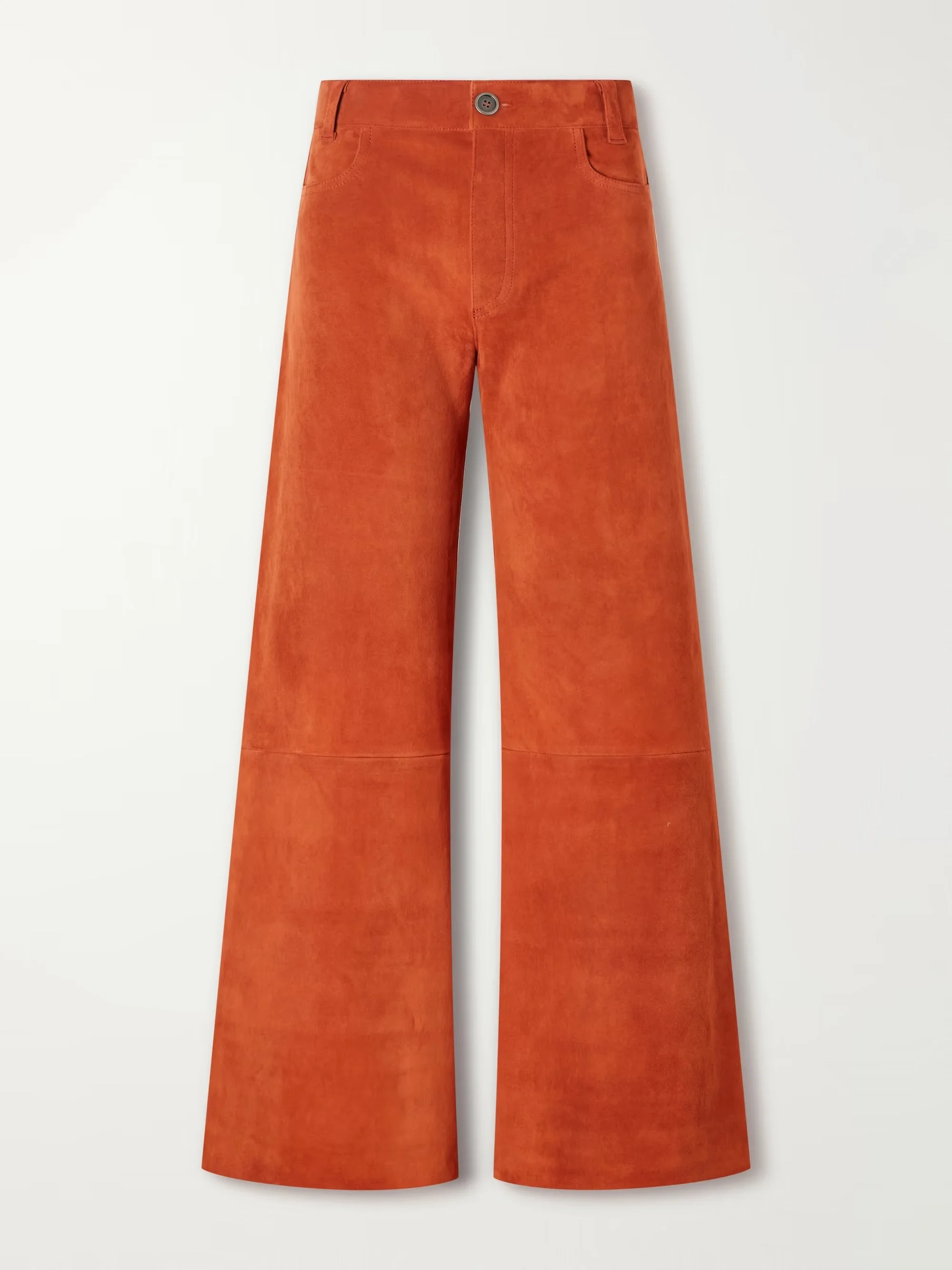 STOULS - Lilou suede wide-leg pants