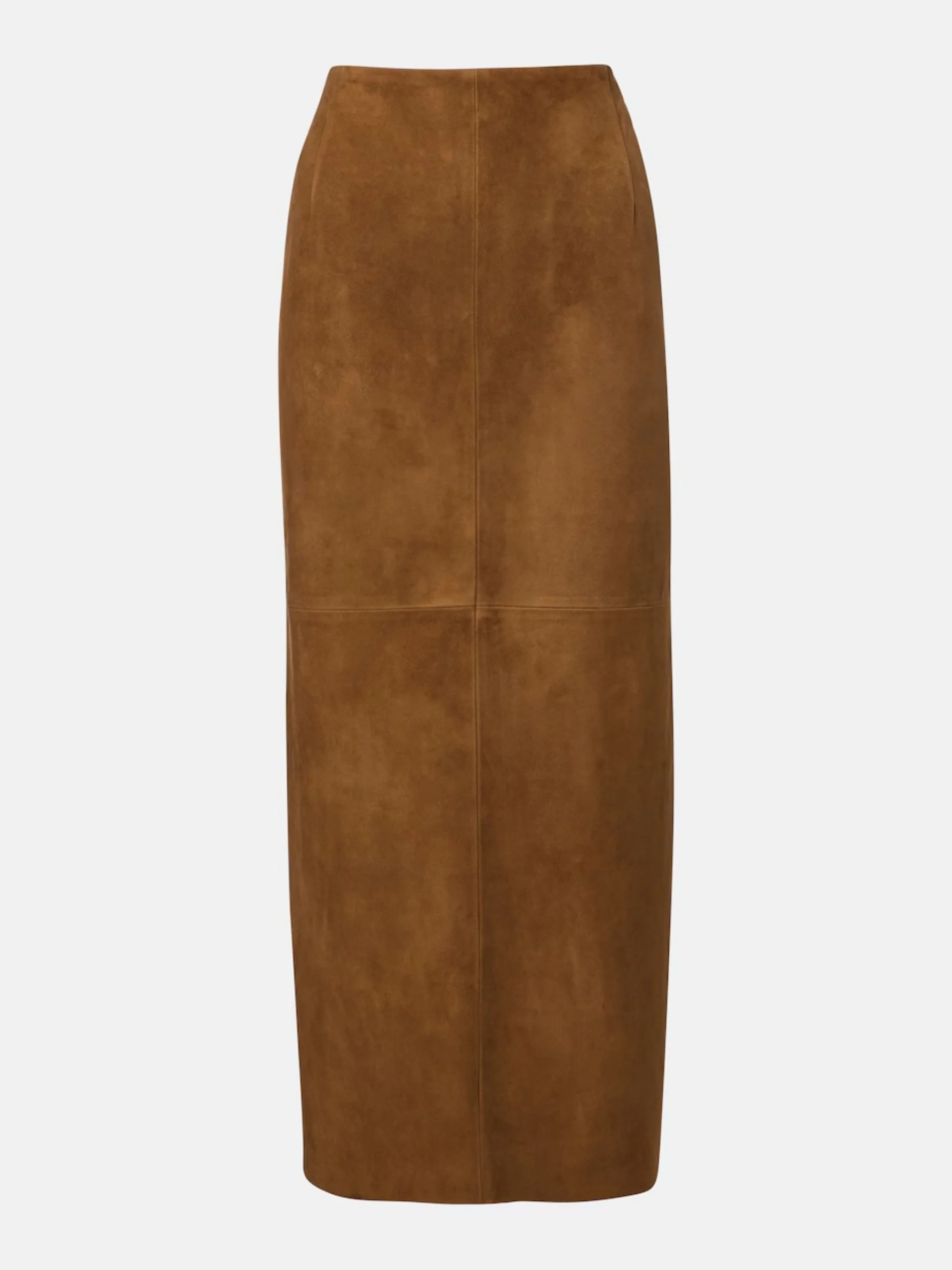 NOUR HAMMOUR - Selly suede midi skirt
