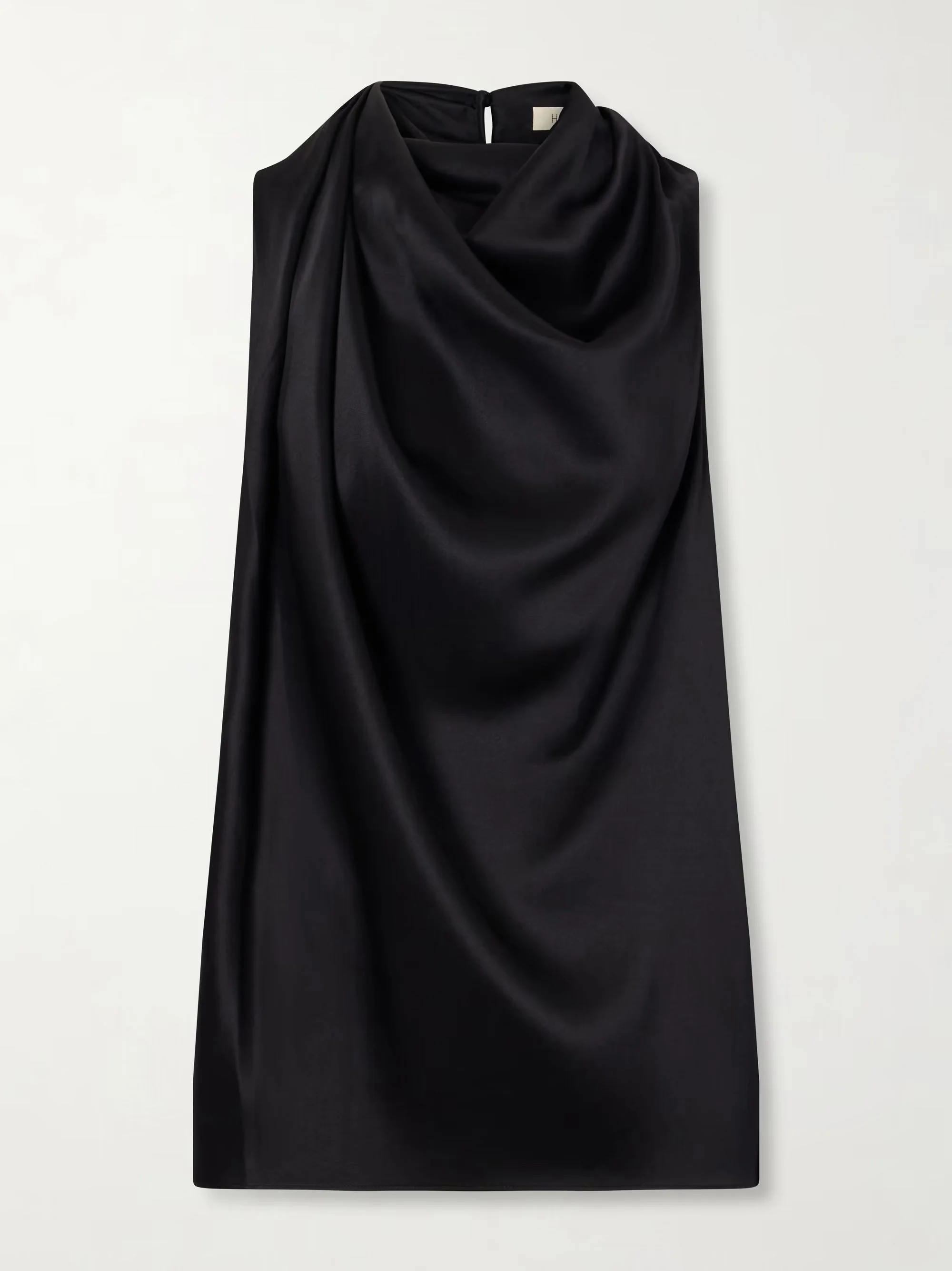 HEIRLOME - Kate draped silk-satin top