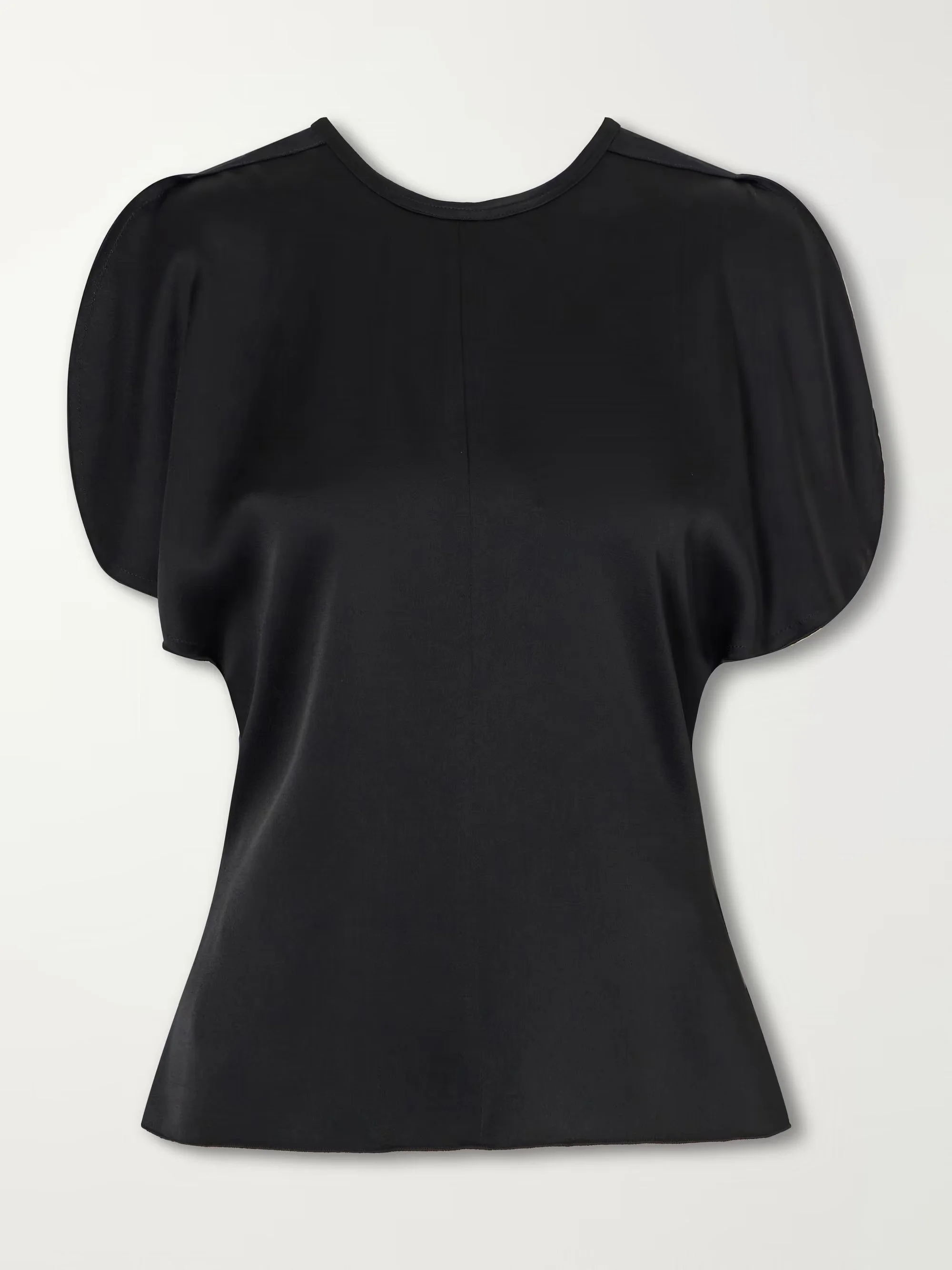 VICTORIA BECKHAM - Bela draped satin blouse