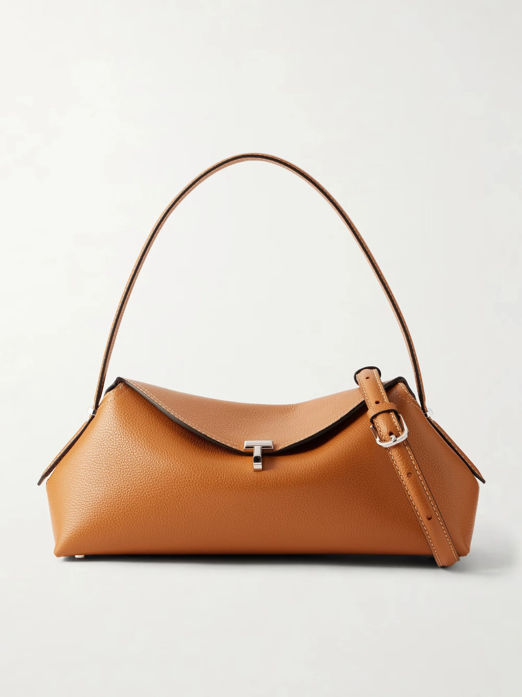 TOTEME - T-Lock full-grain leather shoulder bag