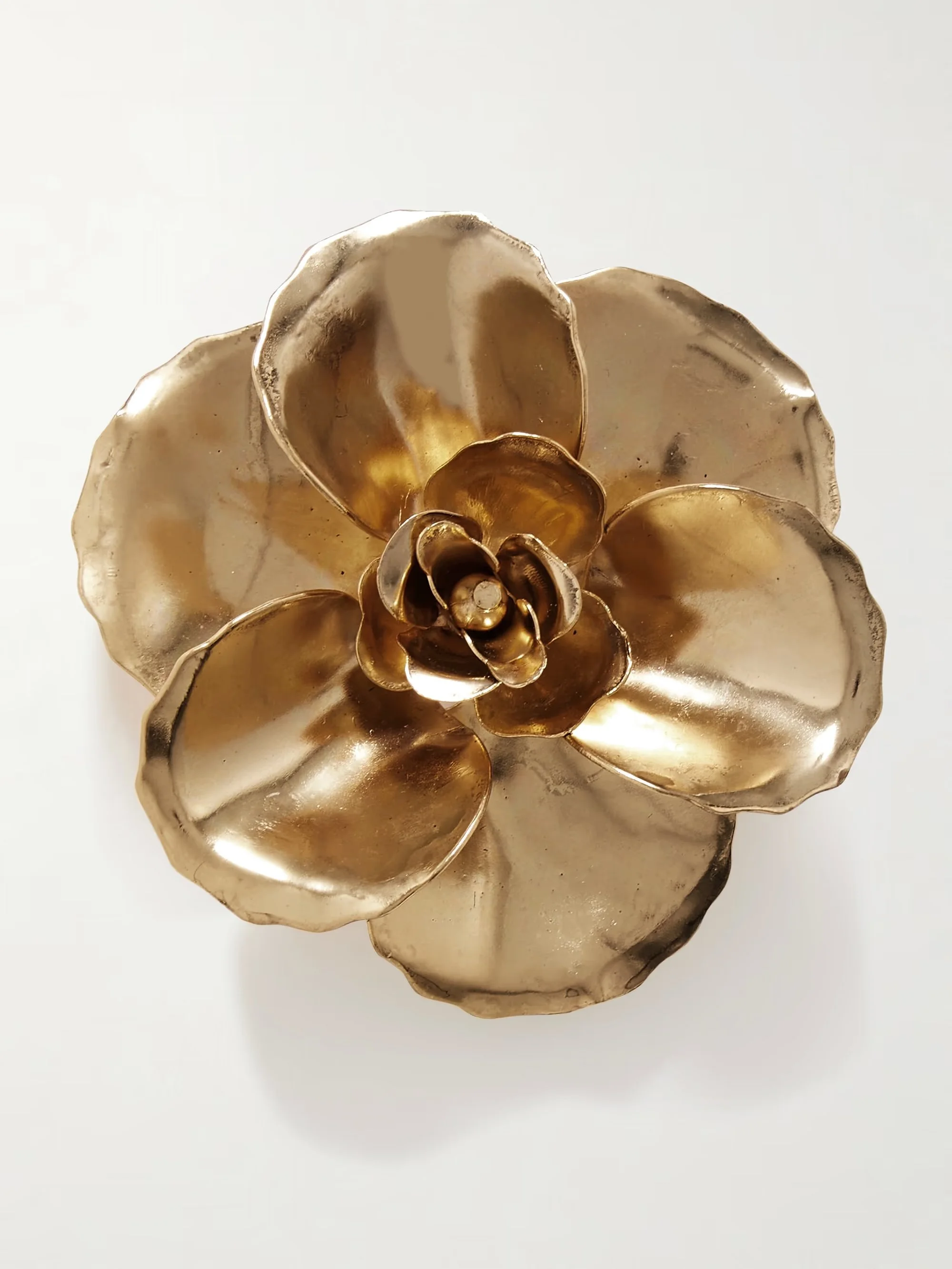 JENNIFER BEHR - Gladiolus gold-plated brooch