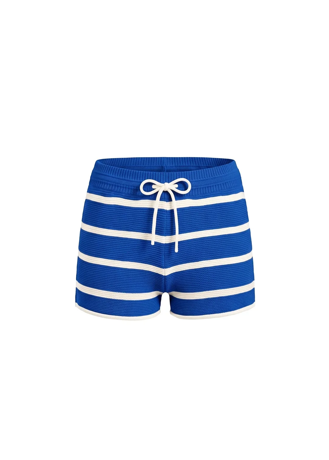 Solid & Striped - Hudson Knit Short Olympian Blue Breton Stripe