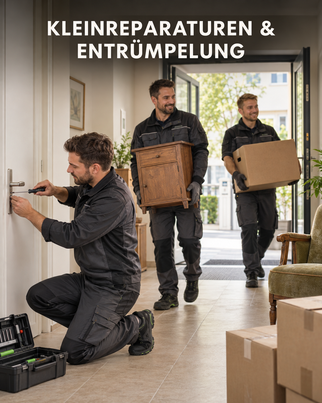 Kleinreparaturen und Entrümpelungen