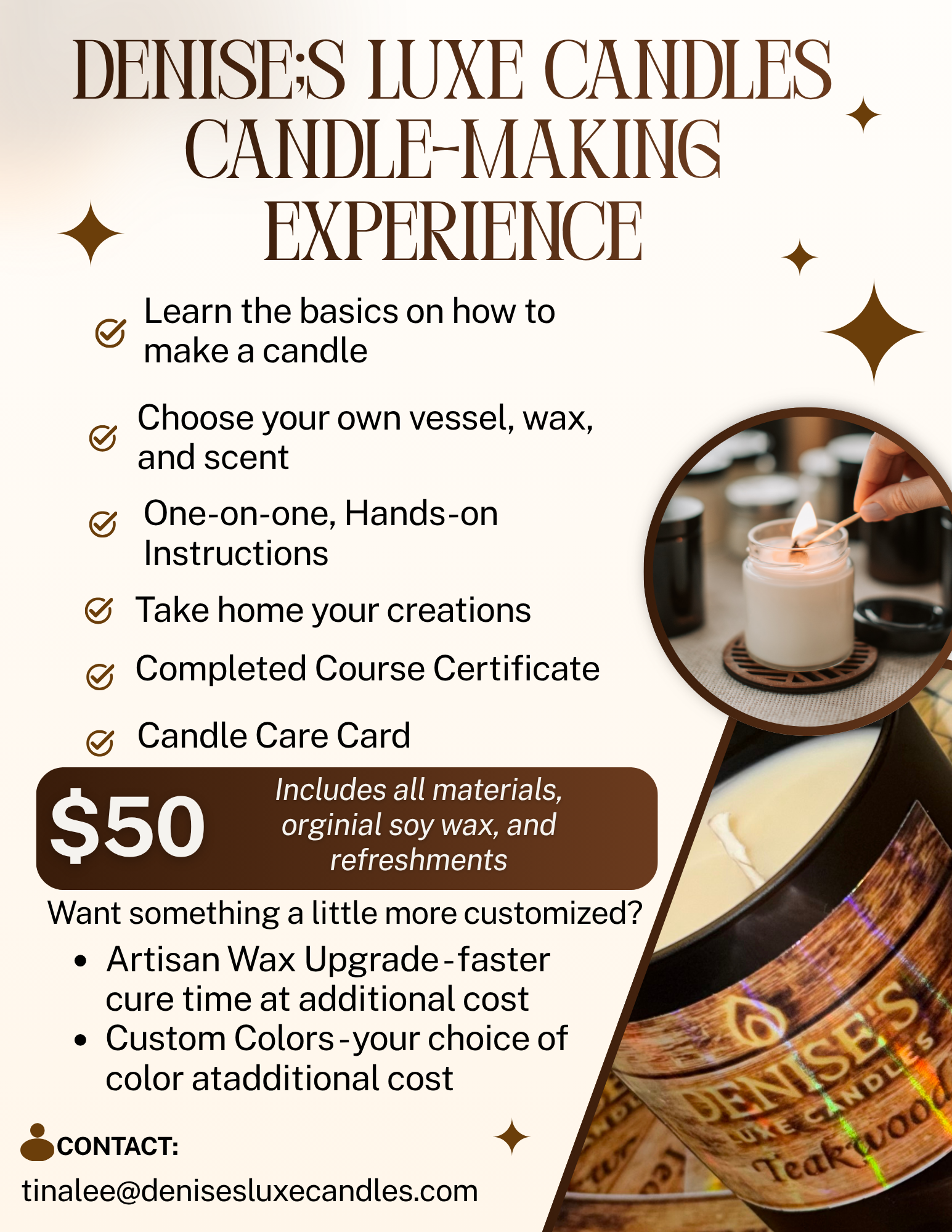 Candle Making Experience