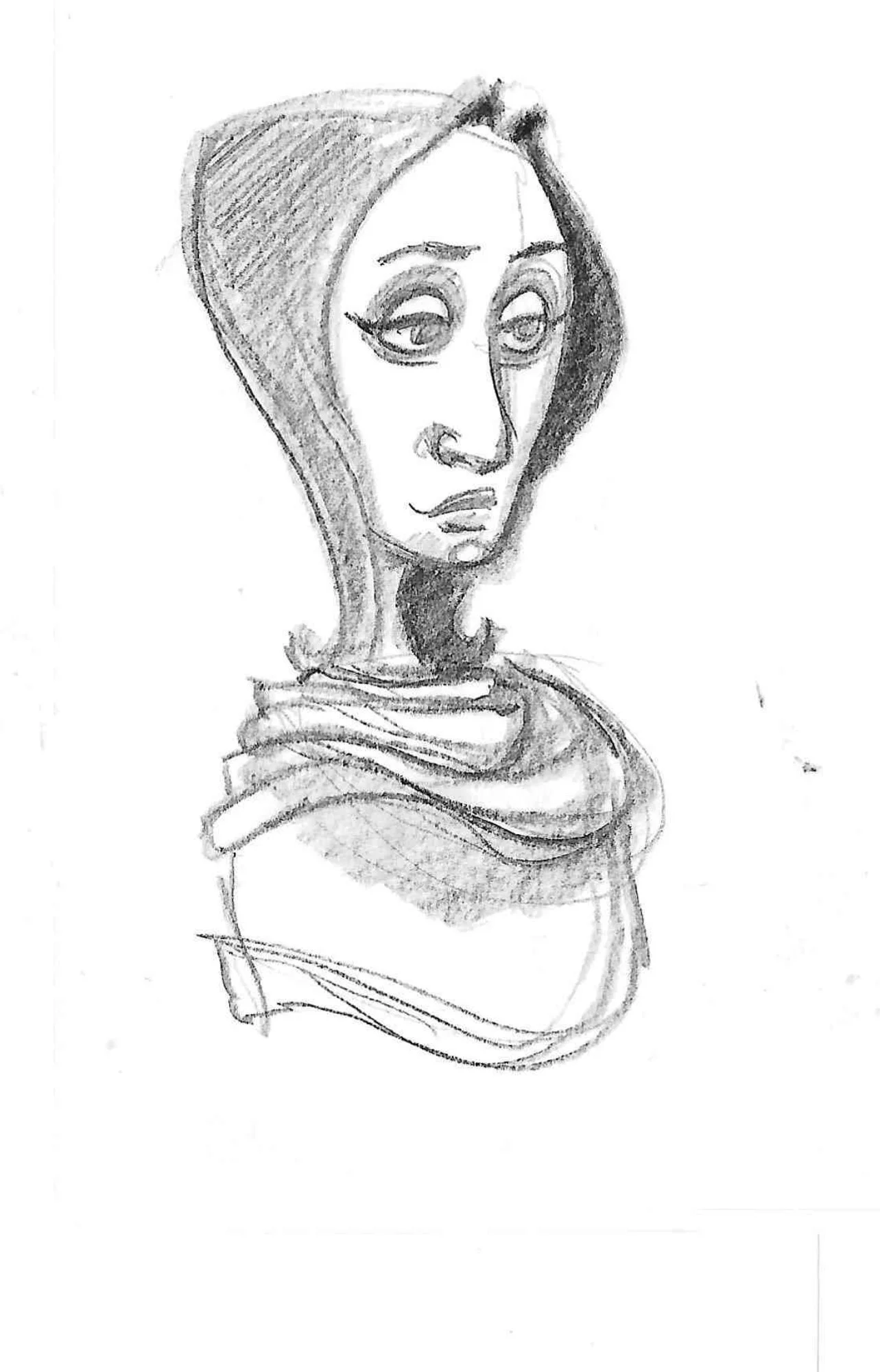 Character Design for Johanna, the woman who escaped, in "The Ravensbrück Prayer" by Elias Dancey