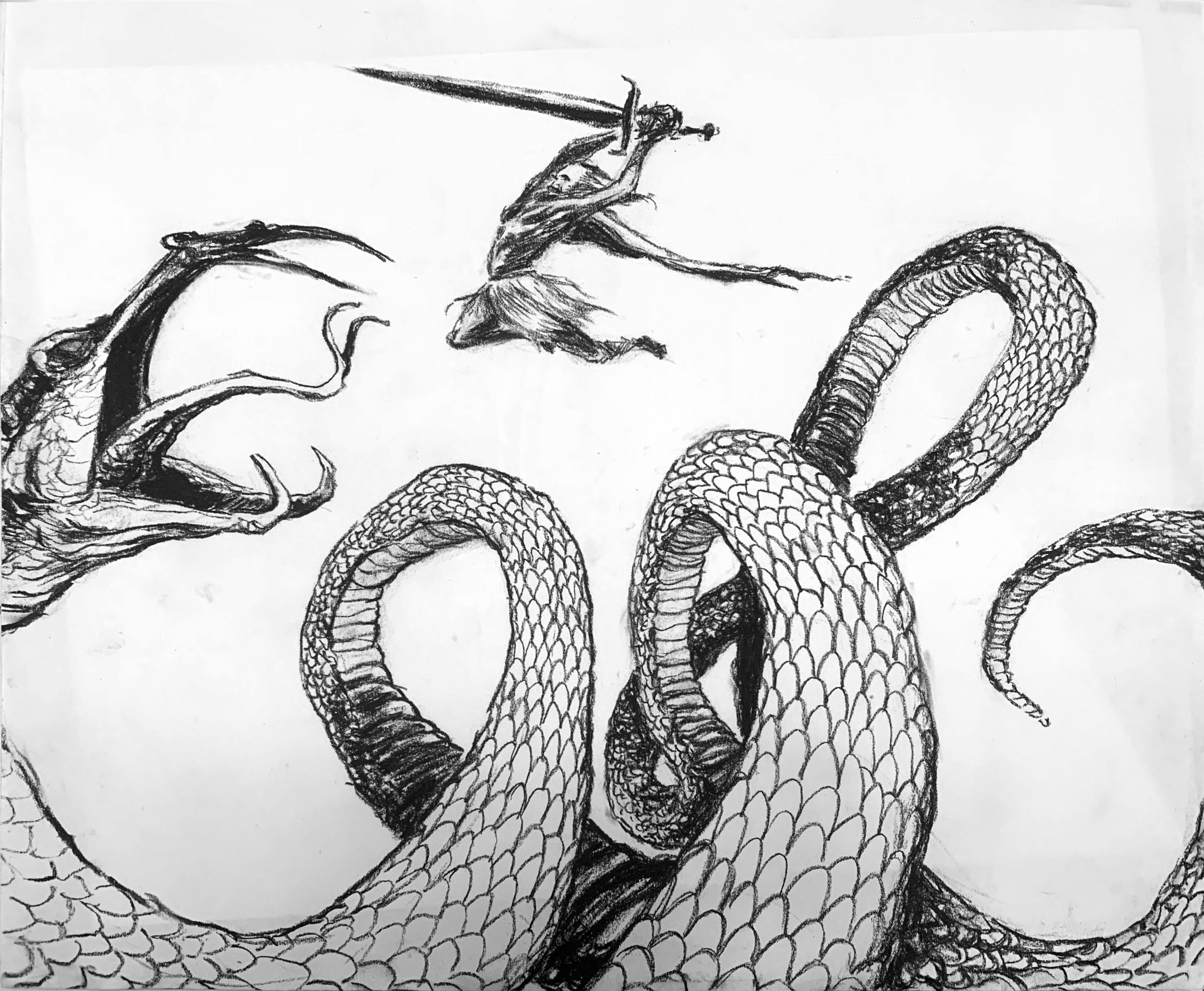 Serpent Uncoiled Uncolored