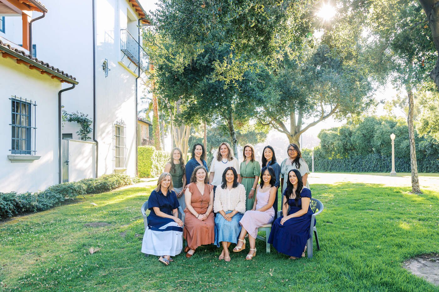 Members of The Village Therapy Collective gathered outdoors.
