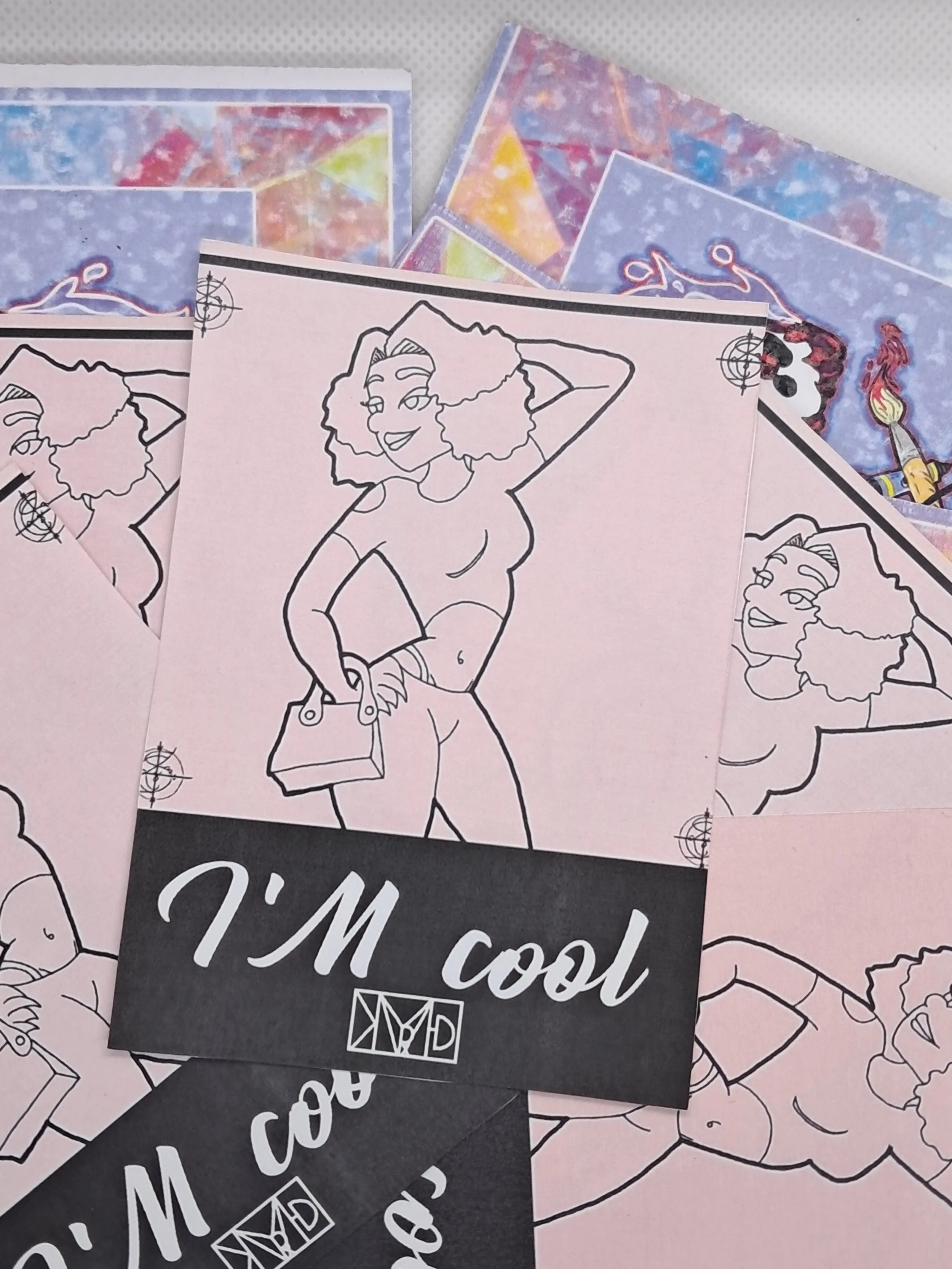 I'm Cool/ 5 pcs Sticker Artwork