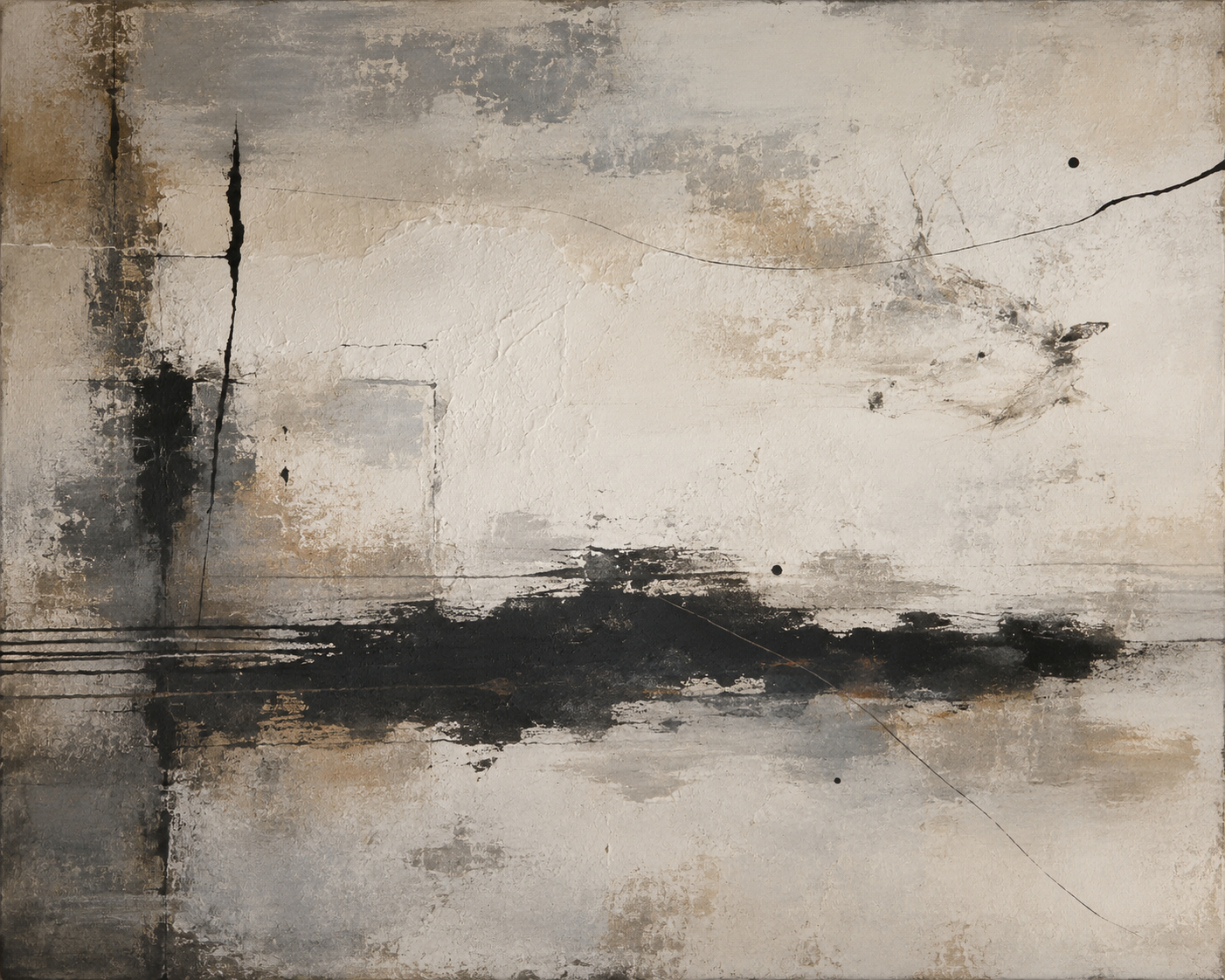 FAULT LINE oil on canvas 36x24