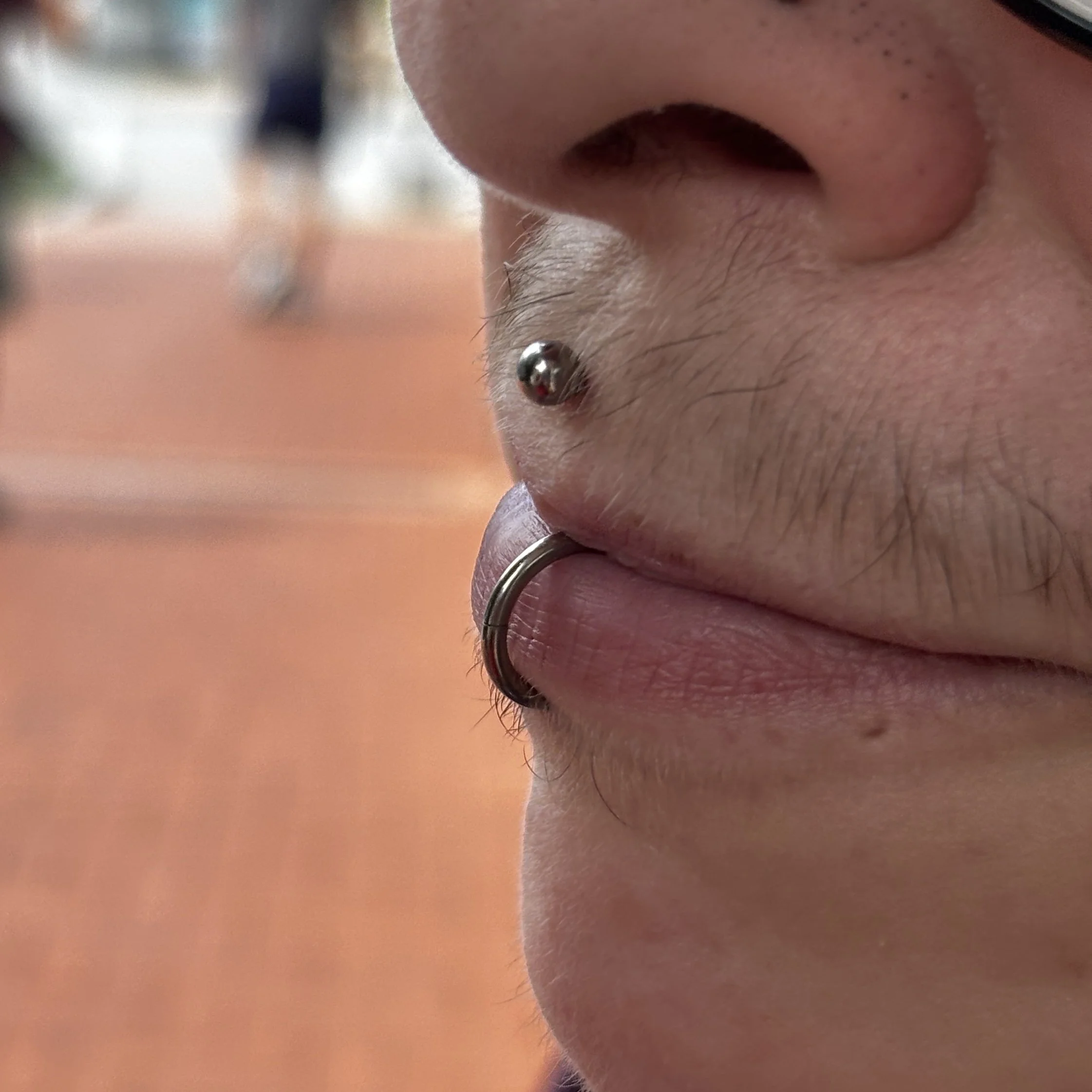 Healed Labret