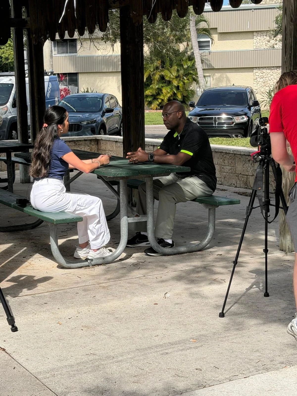 Chris Butler, The Fingerprint, during his WPTV NewsChannel 5 Let's Hear It interview