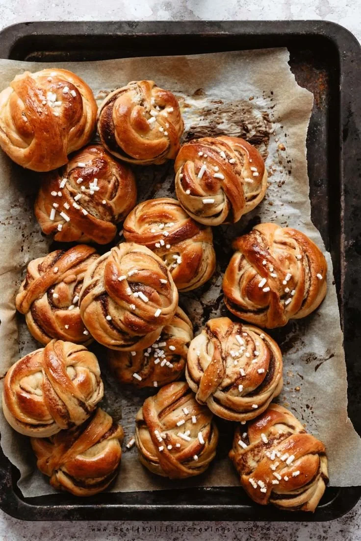 No Butter Swedish Cardamom Rolls With Cinnamon [+ Video].jpg