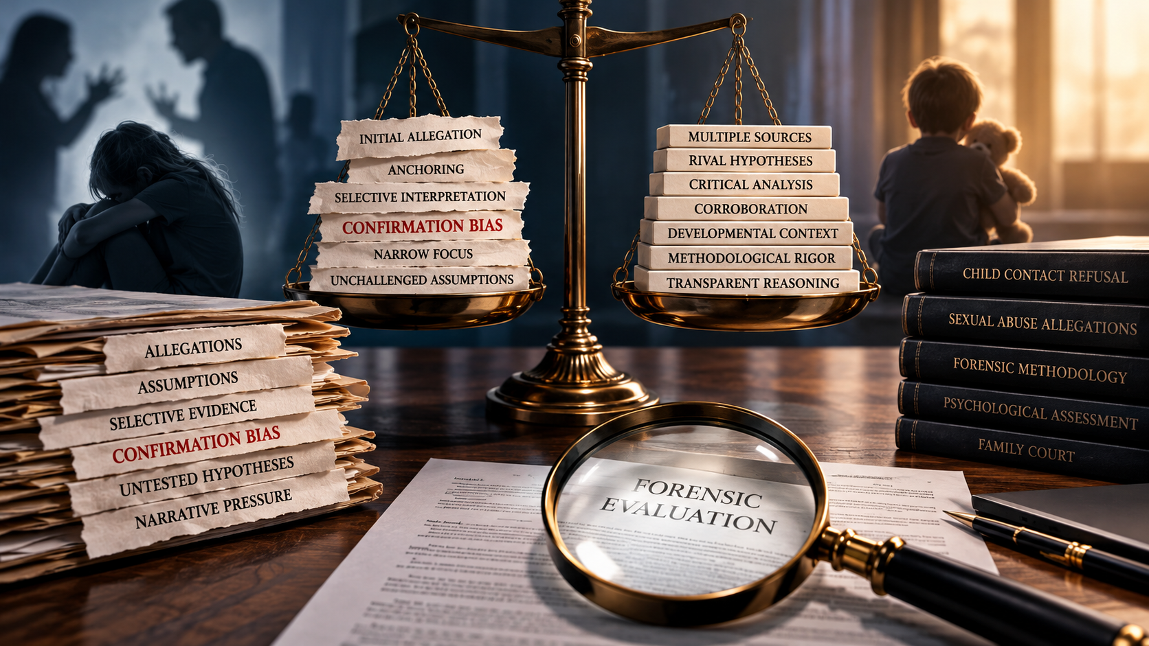 When Allegations Become Evidence: Confirmation Bias in High-Conflict Custody Evaluations