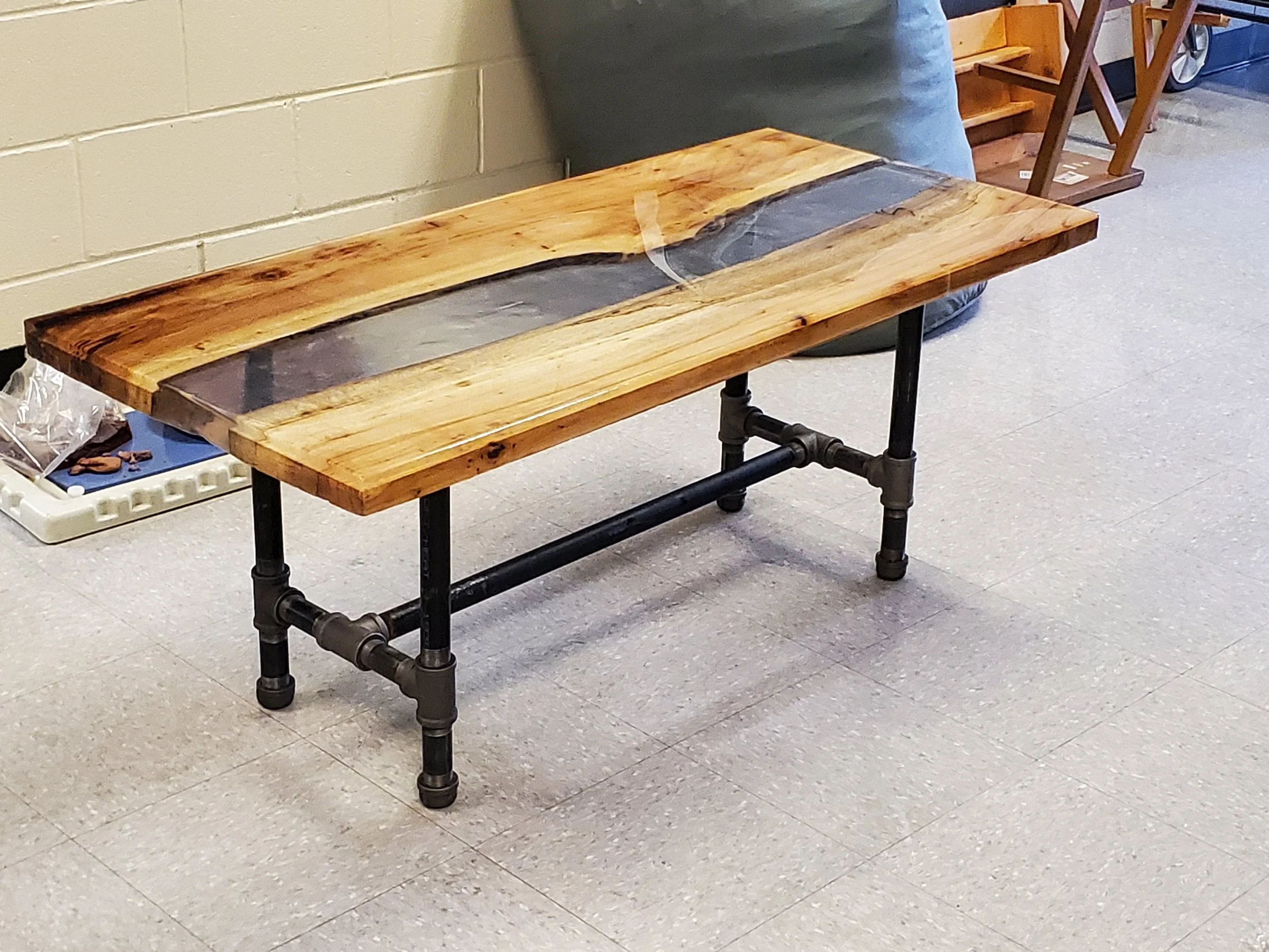 Epoxy coffee table