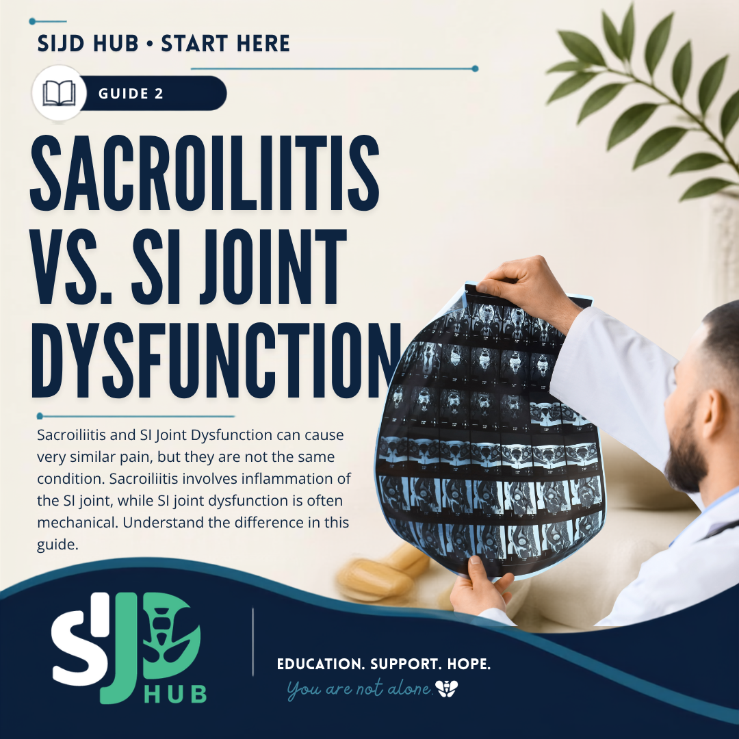 Sacroiliitis vs SI Joint Dysfunction