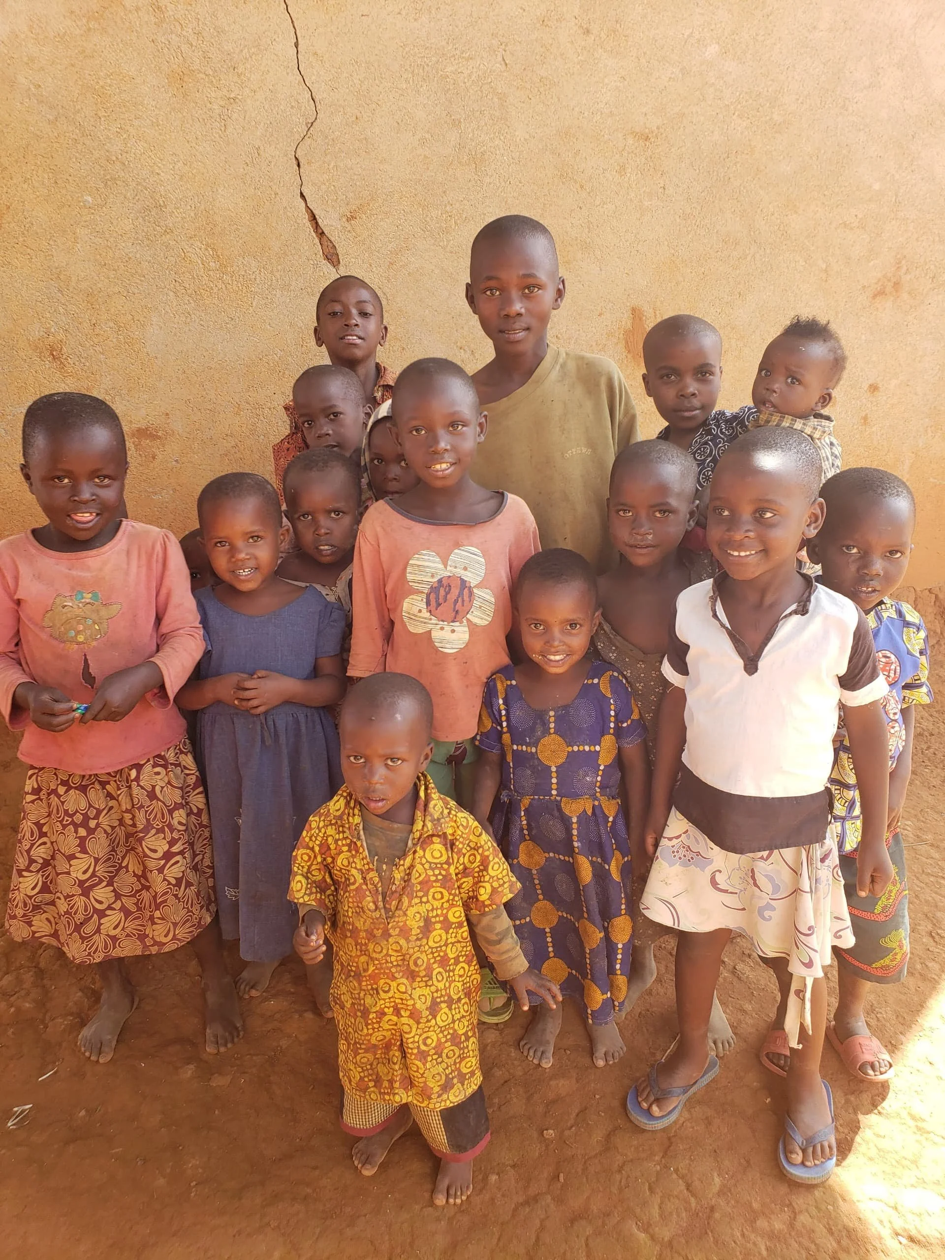 A group of children in the Democratic Republic of Congo.