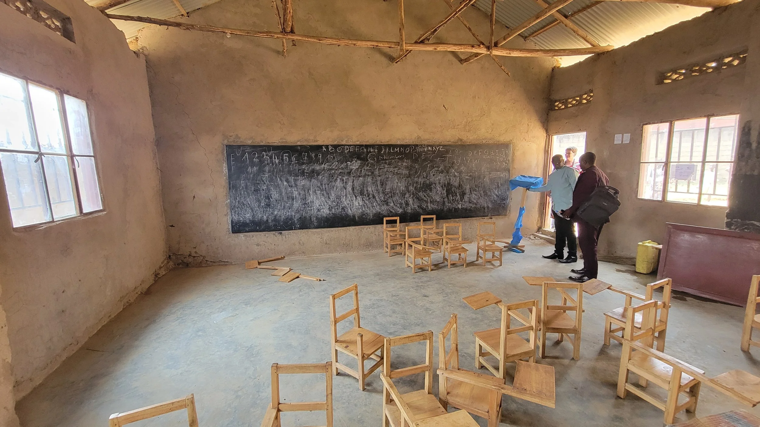 Preschool classroom in Mbyo, Rwanda.