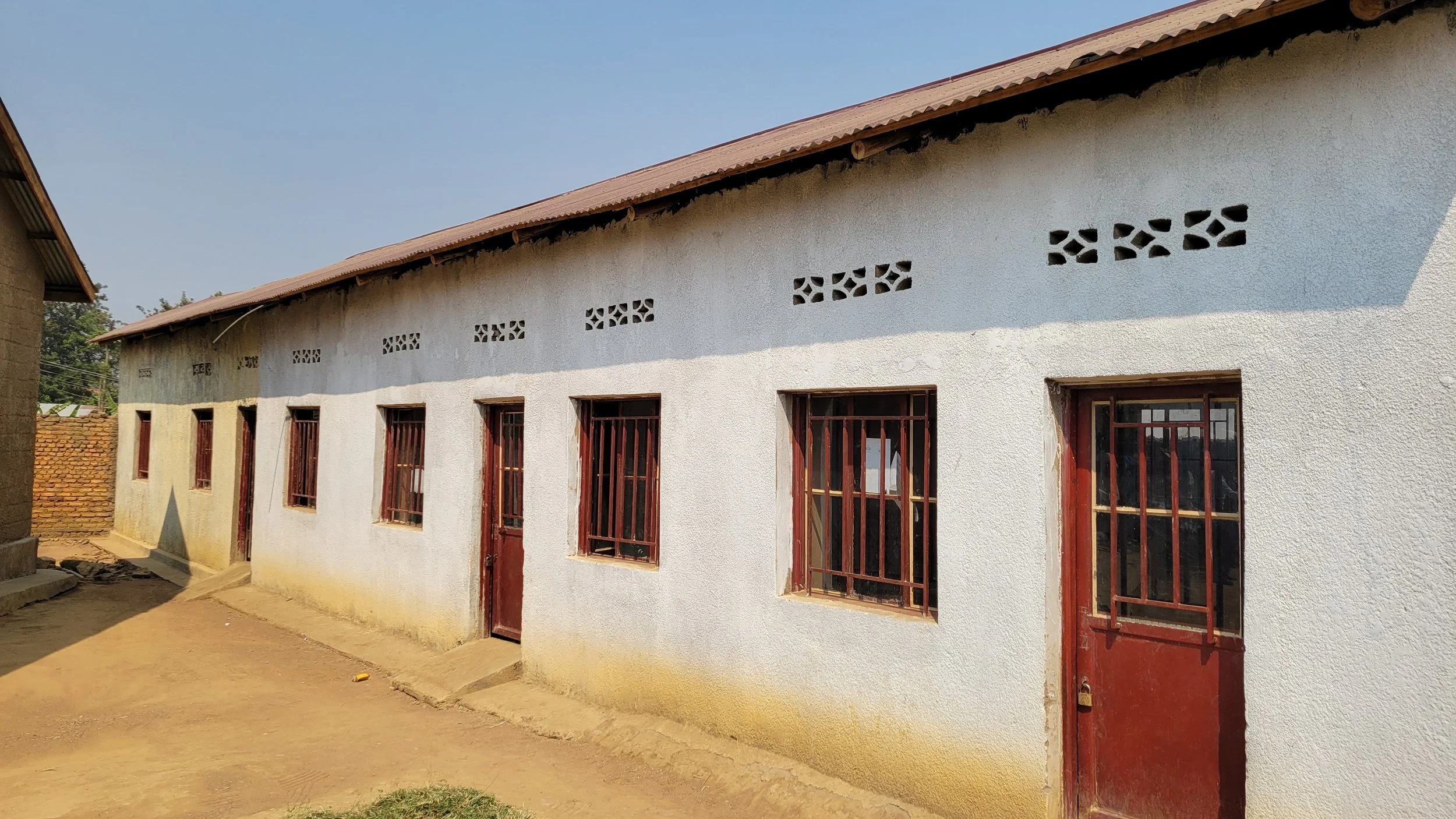 Picture of the preschool in Mbyo, Rwanda.