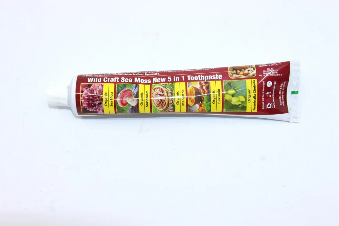 sea moss toothpaste tube.webp