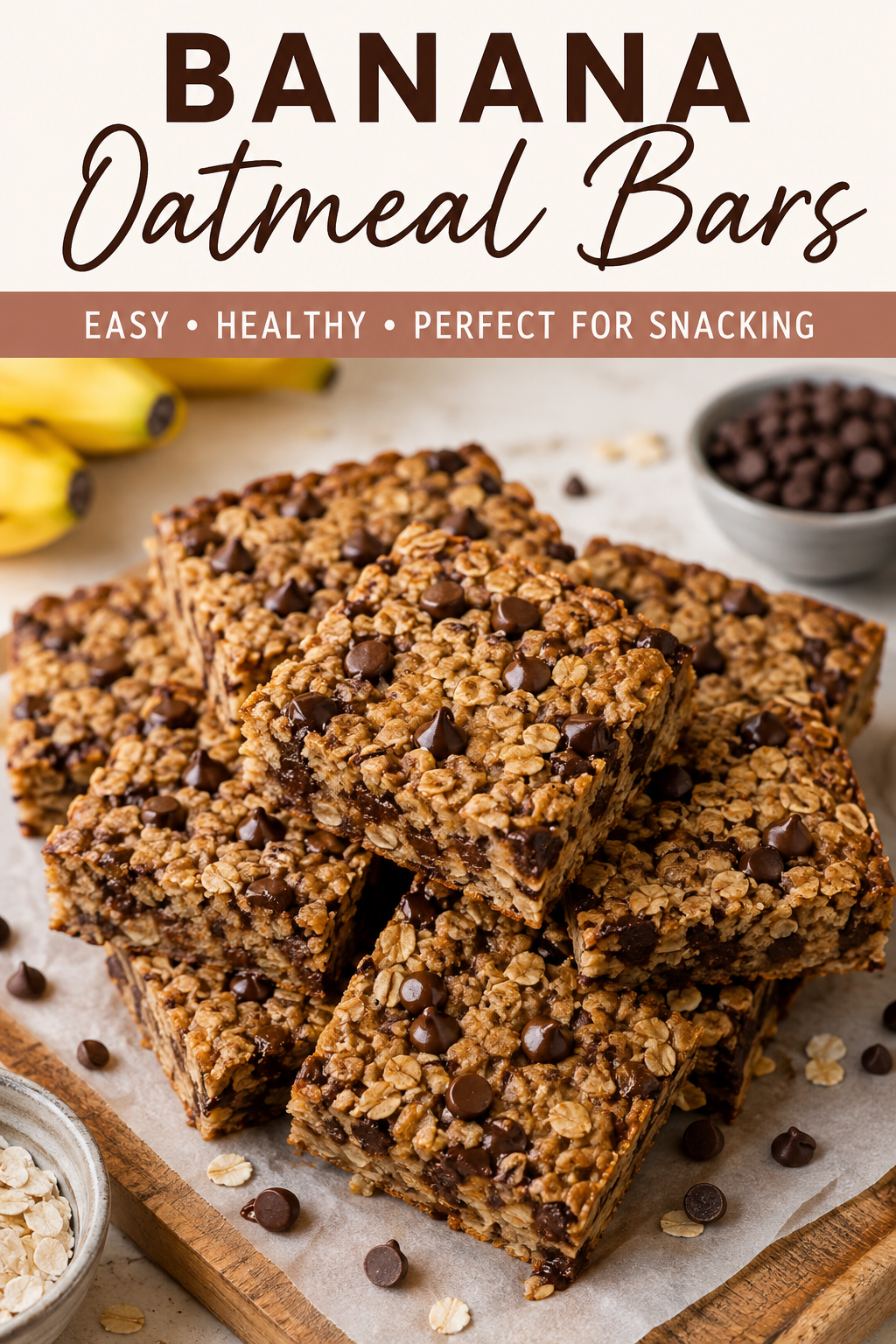 Banana Oatmeal Bars