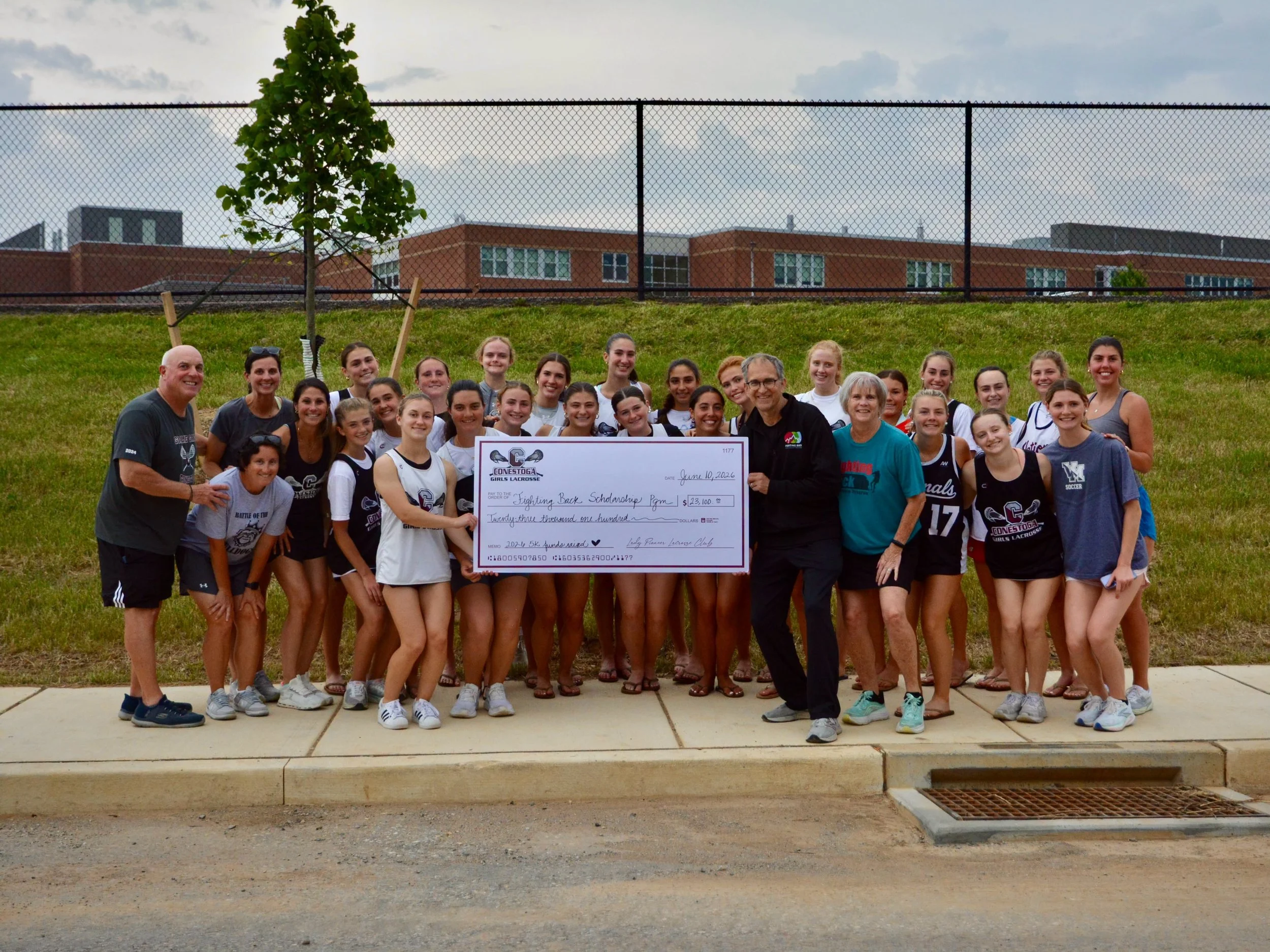Conestoga Girls Lacrosse Raises $23,100 for the Peter Kienzle Fighting Back Scholarship Fund