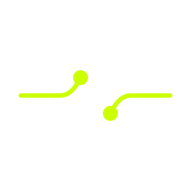Geometric drawing of an outline square with sections divided by vertical, horizontal, and diagonal lines.