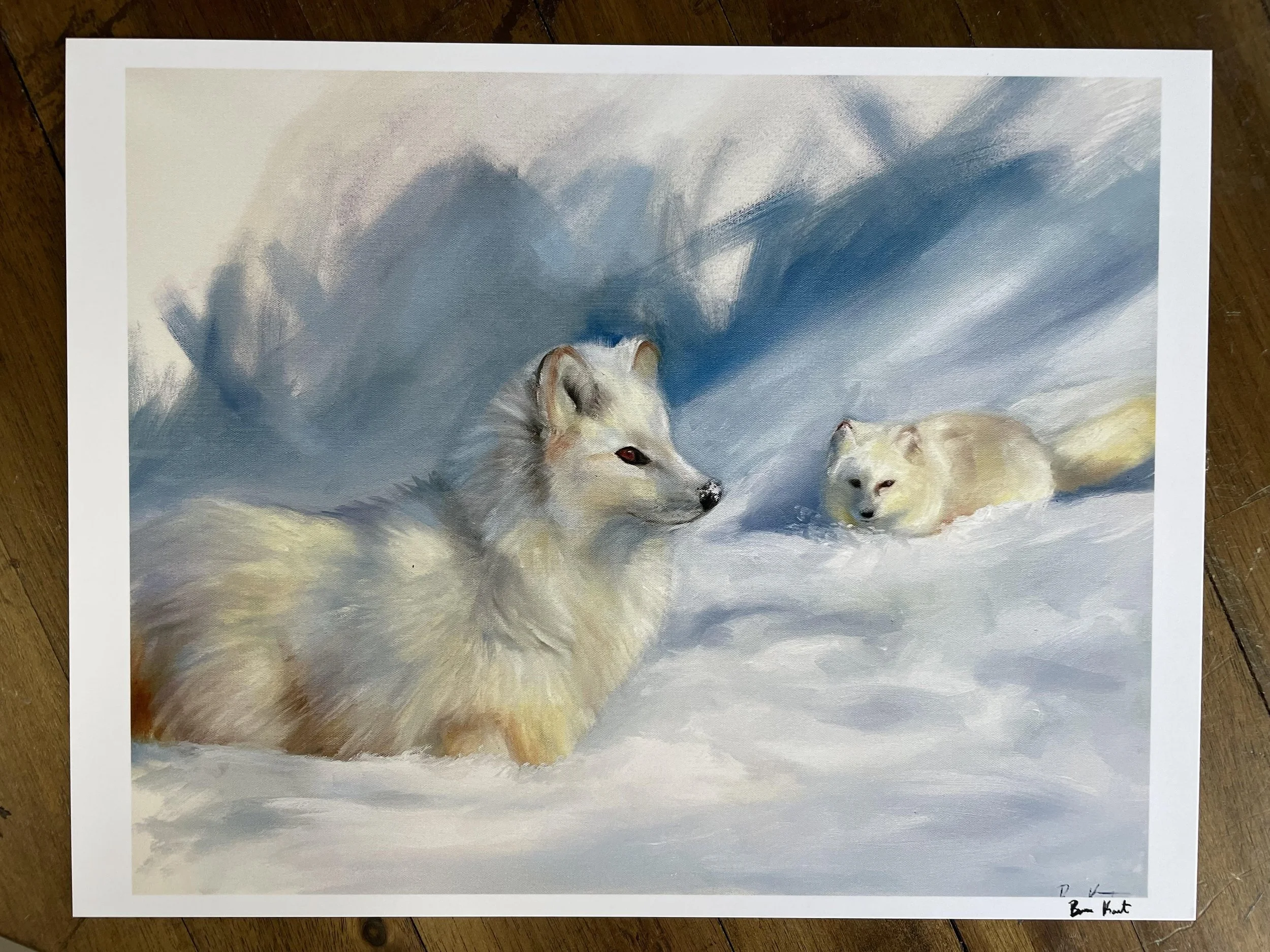 "First Snow" 8x10" Reproduction