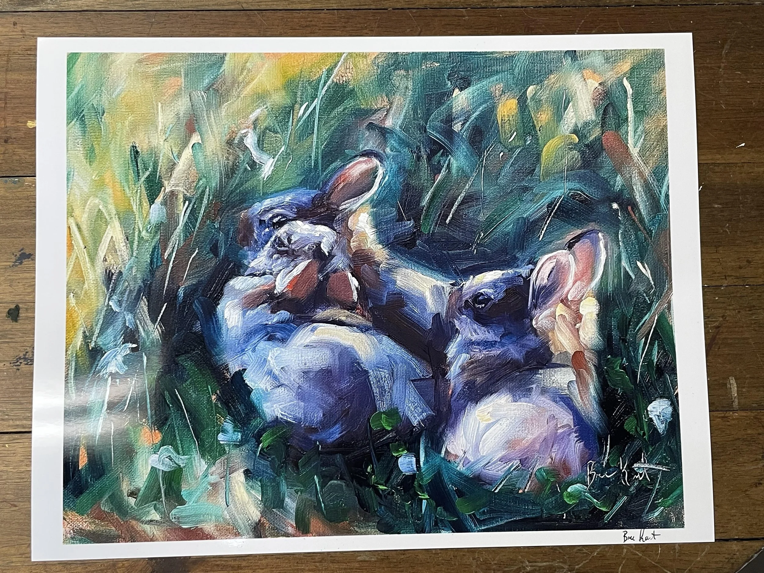 "Leaving the Nest" 8x10" Reproduction