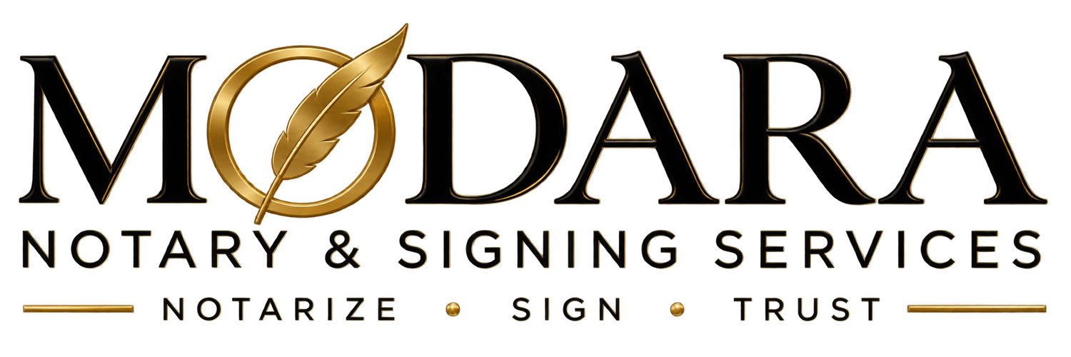 Modara Notary &amp; Signing Services