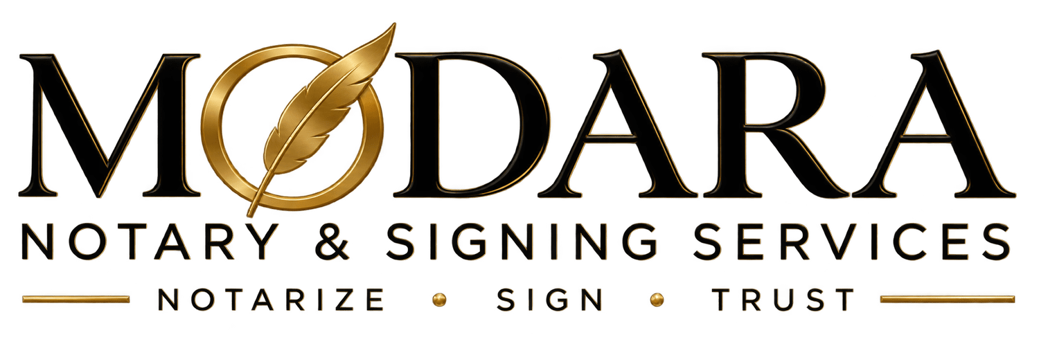 Modara Notary &amp; Signing Services