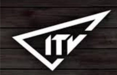 Logo of the ITV brand with a stylized arrow design.