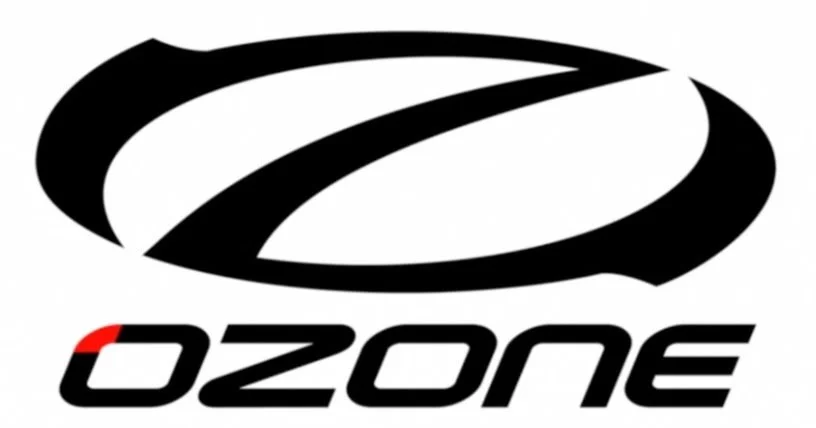 Ozone logo with stylized black and white globe and the word 'Ozone' underneath.